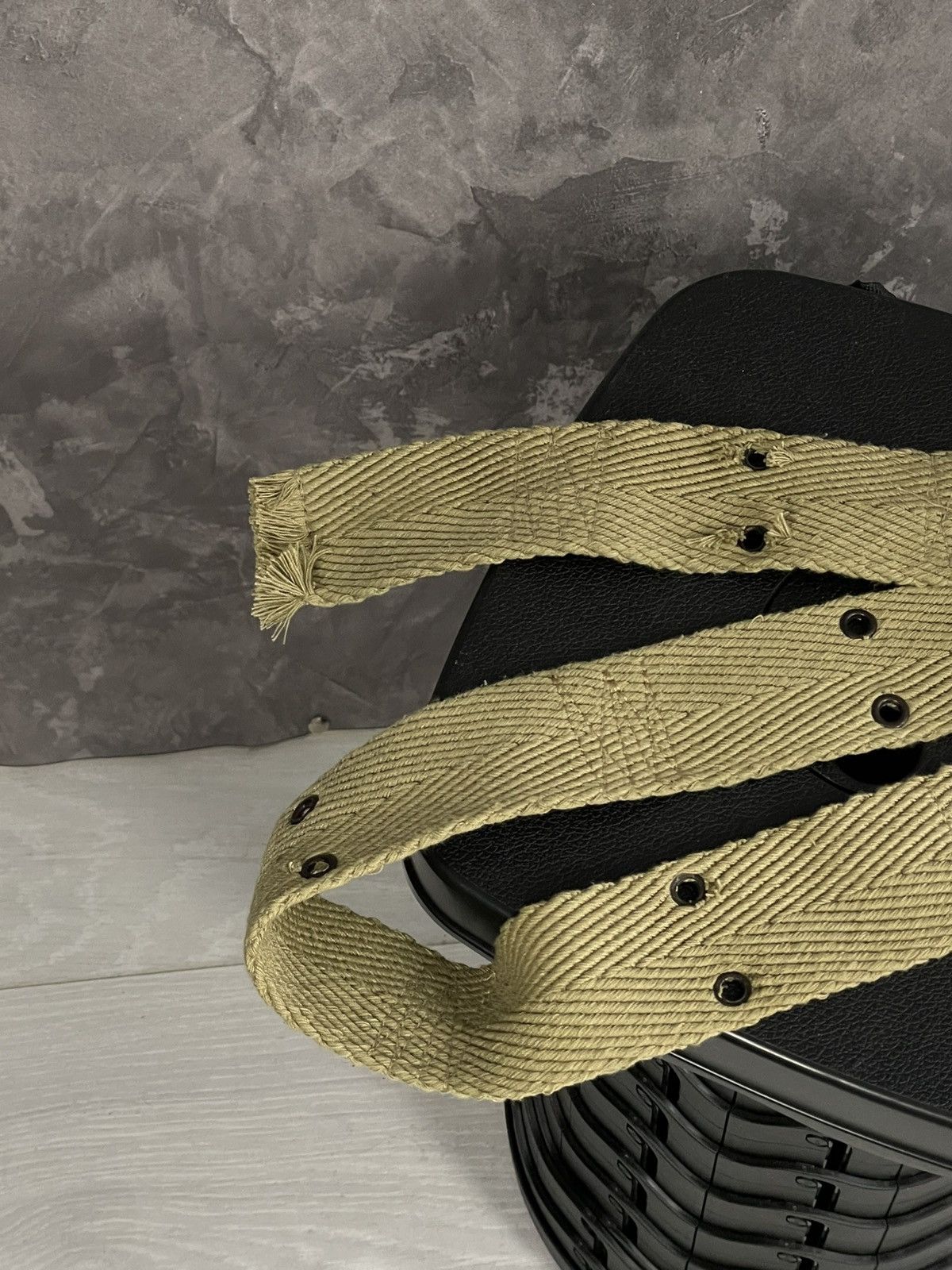 20471120 × Hysteric Glamour × Japanese Brand Vintage Y2K Japanese Brand Cotton Distressed Belt Size ONE SIZE - 2 Thumbnail