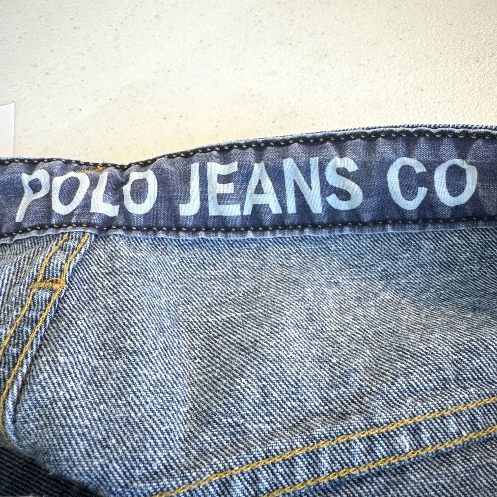 Polo Ralph Lauren VINTAGE Polo Jeans Co. Jeans Mens 36x30 Blue Denim Classic Straight RL 90s Mens Size US M / EU 48-50 / 2 - 5 Thumbnail