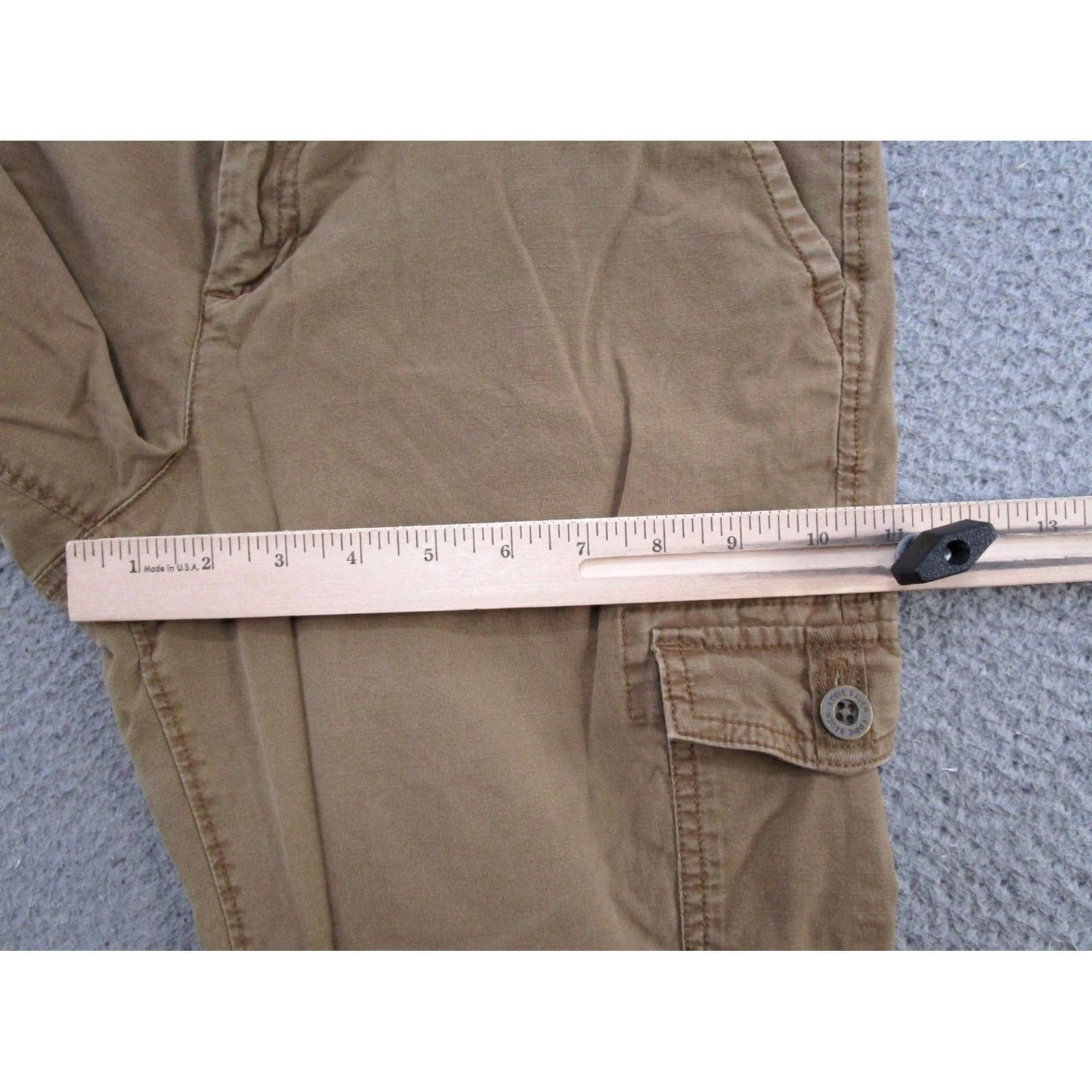 Eddie Bauer Eddie Bauer Cargo Pants Womens 8 Brown Regular Straight Pockets Cargo Military Outdoors Hiking Stretch Denim? Size 30" / US 8 / IT 44 - 7 Thumbnail