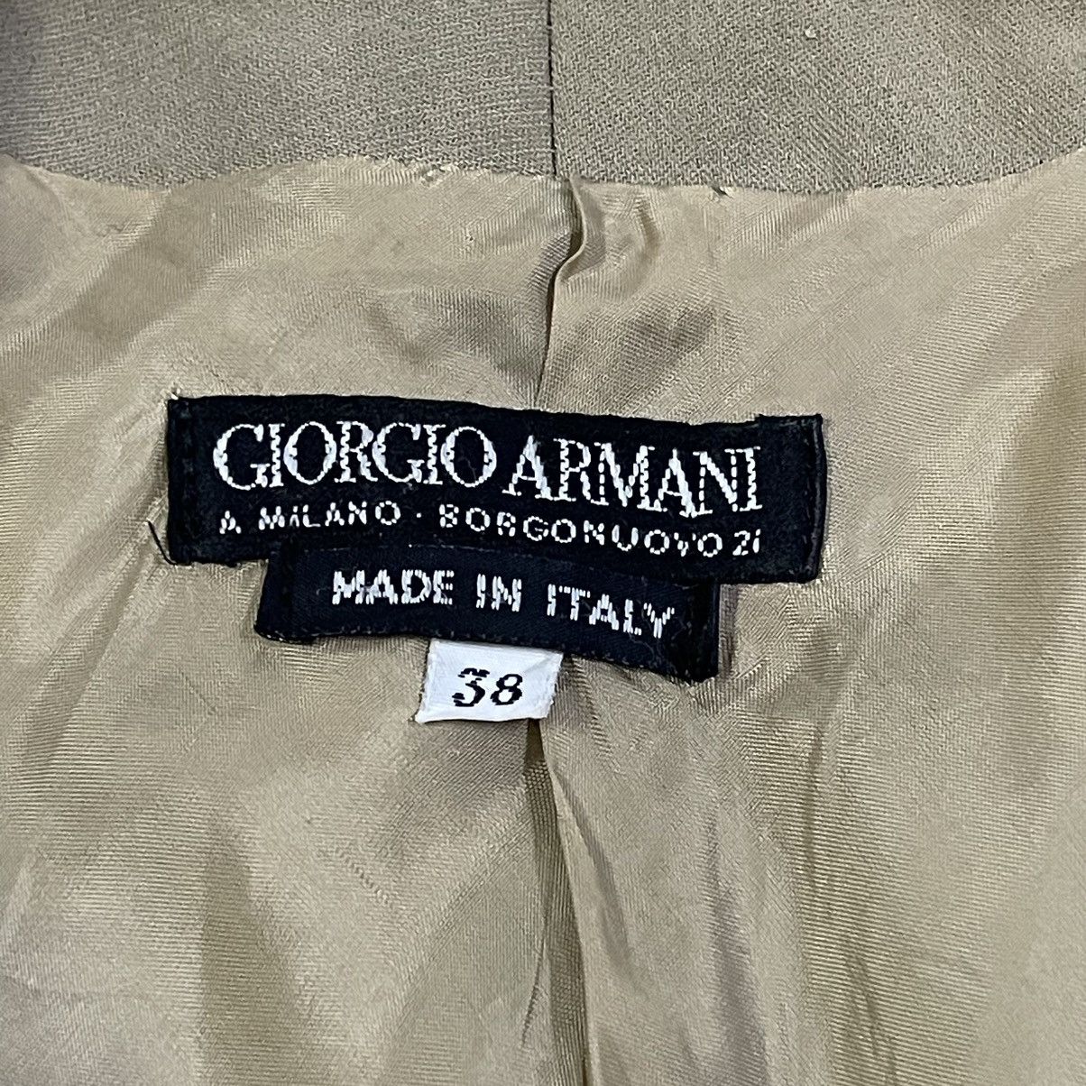 Giorgio Armani Vintage Giorgio Armani Wool Jacket Size XS / US 0-2 / IT 36-38 - 8 Thumbnail
