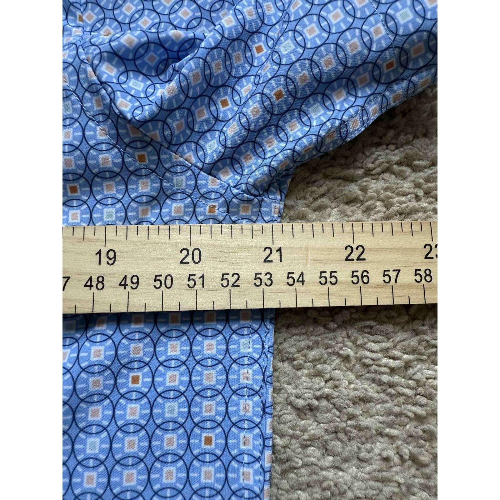 Johnston & Murphy Johnston & Murphy Extreme Comfort Button-Down Shirt Blue S Size US S / EU 44-46 / 1 - 10 Thumbnail