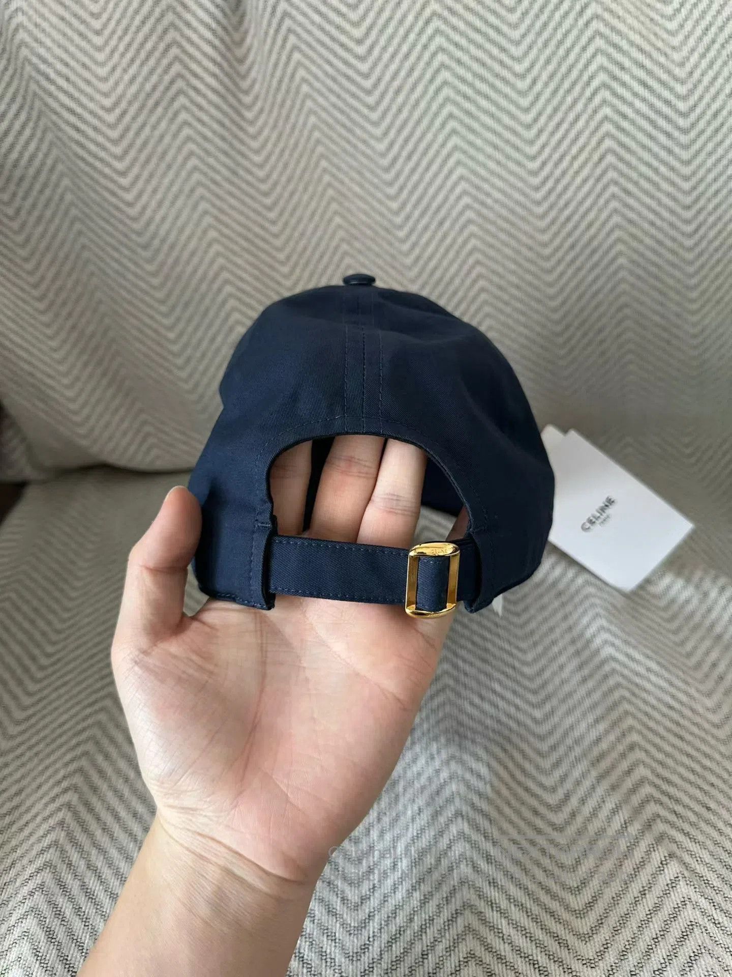 Celine CELINE size L Blue Baseball Cap| Size ONE SIZE - 3 Thumbnail