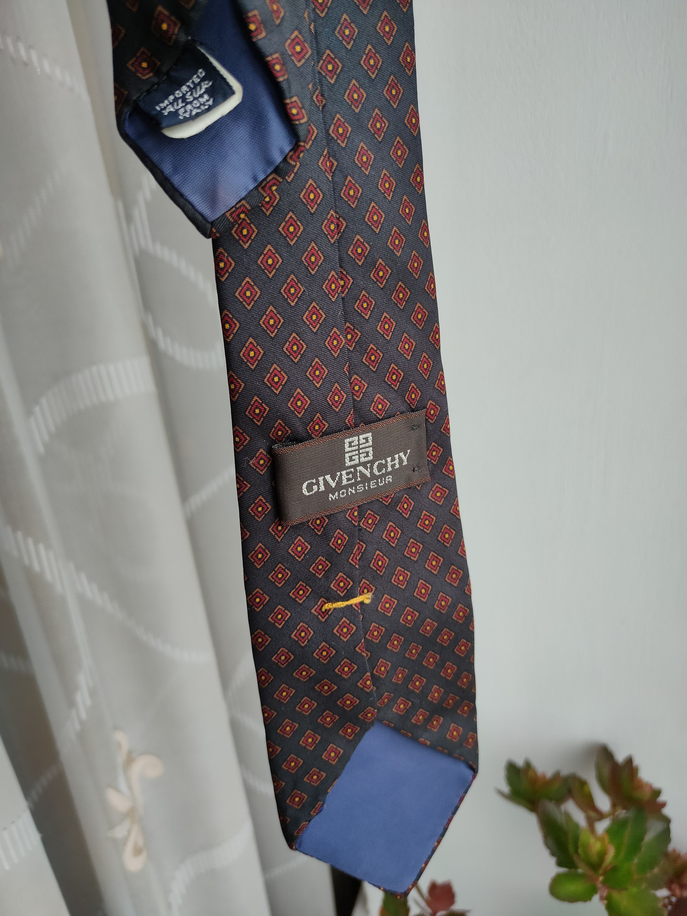 Givenchy Givenchy tie givenchy monsieur vintage tie silk Italy Size ONE SIZE - 2 Thumbnail