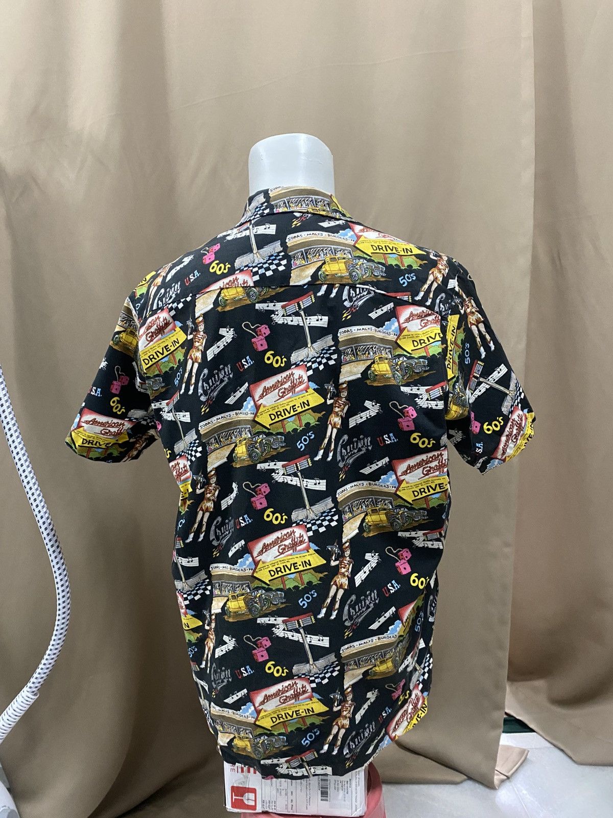 Vintage Shirt America Grafitti Size US L / EU 52-54 / 3 - 2 Thumbnail