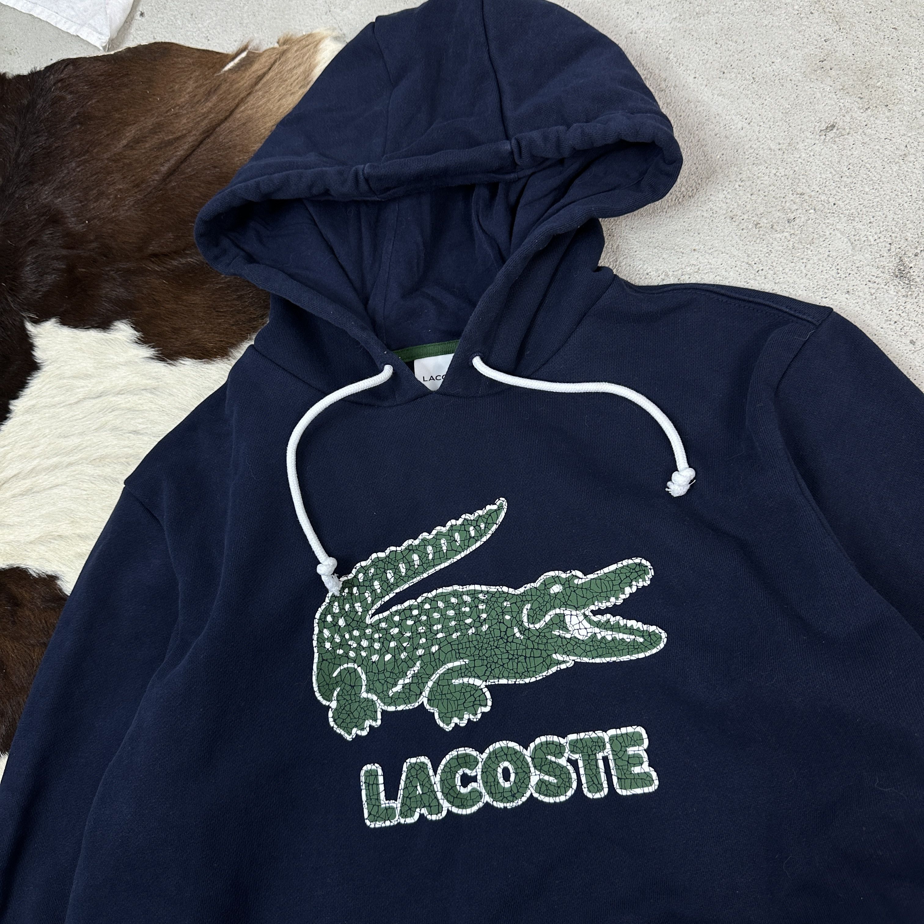 Lacoste × Vintage Vintage Streetwear Sportswear Y2K Lacoste Hoodie Size US M / EU 48-50 / 2 - 2 Thumbnail