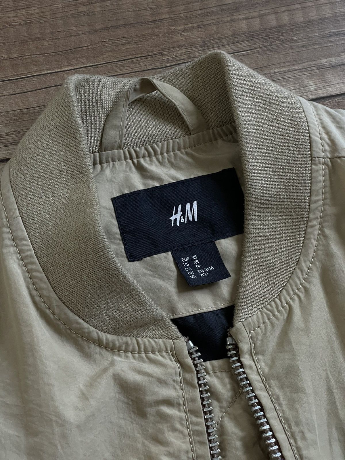 The Weeknd The Weeknd x HM XO Bomber Khaki Beige Bomber jacket XS Size US XS / EU 42 / 0 - 8 Thumbnail