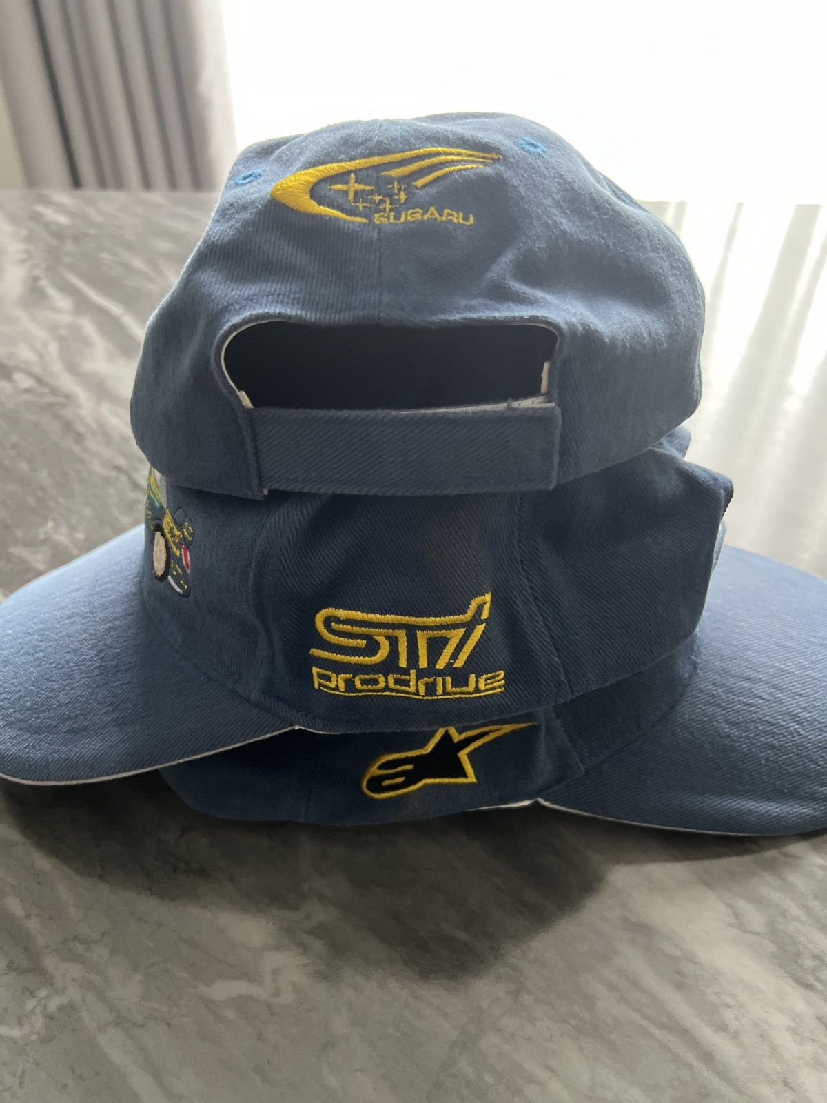 Japanese Brand 3pcs Cap Hat : Subaru STi Prodrive Team Embroider Car Size ONE SIZE - 8 Thumbnail