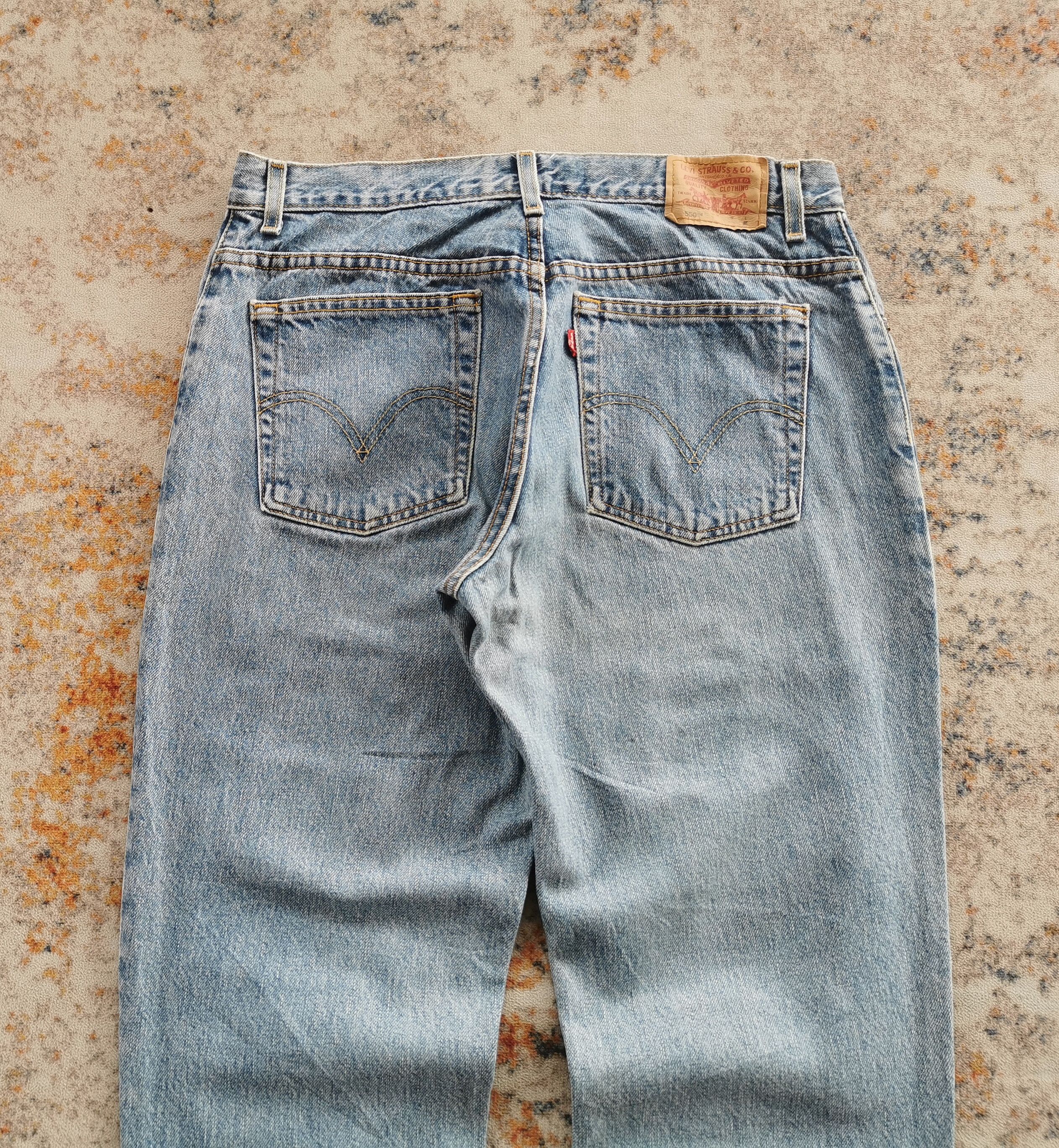 Levi's Thrashed Vintage LEVIS classic relaxed 550 jeans Size M/32 Size 32" / US 10 / IT 46 - 3 Thumbnail