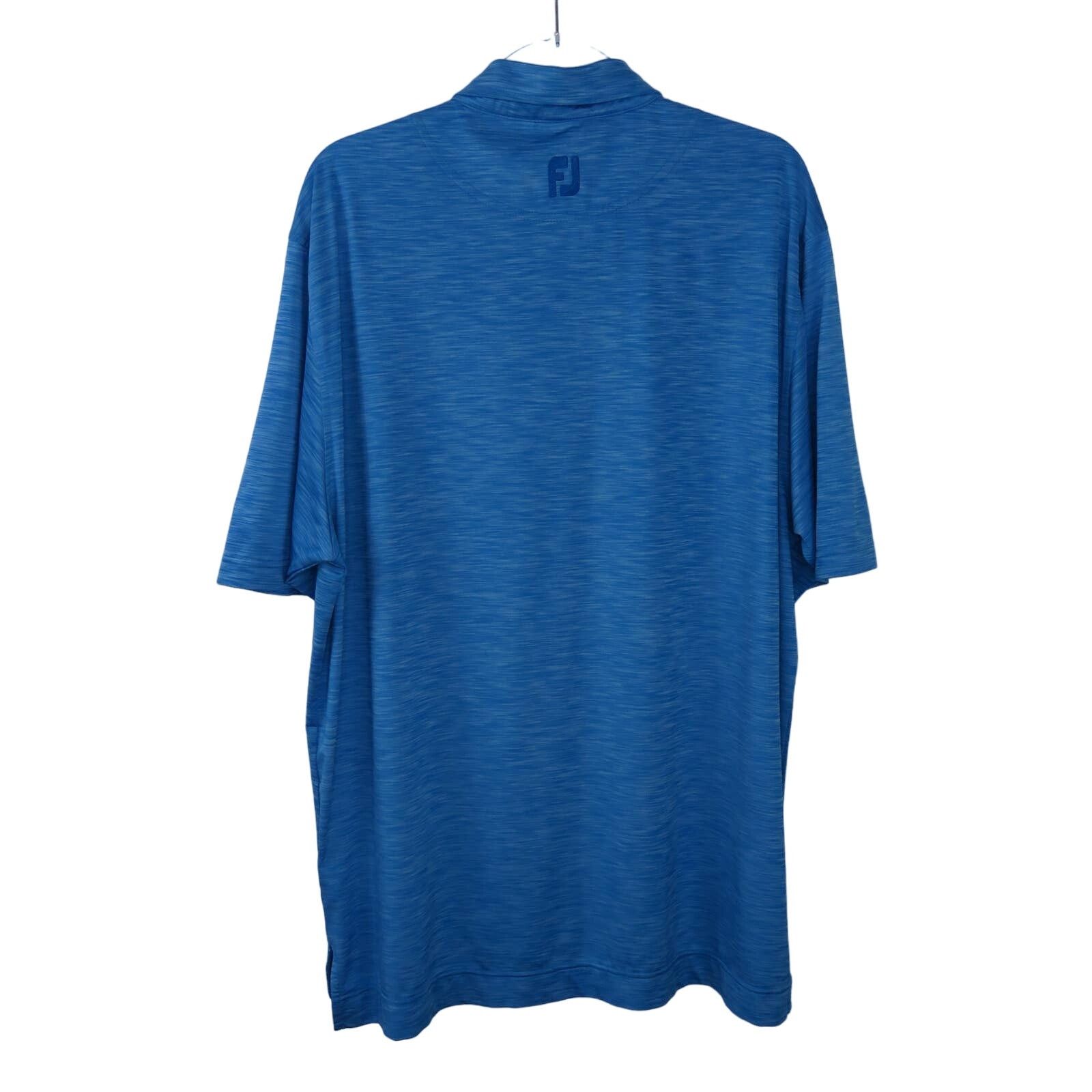 Footjoy FootJoy Men's Blue Golf Polo Large Classic Golf Polo Size US L / EU 52-54 / 3 - 4 Thumbnail