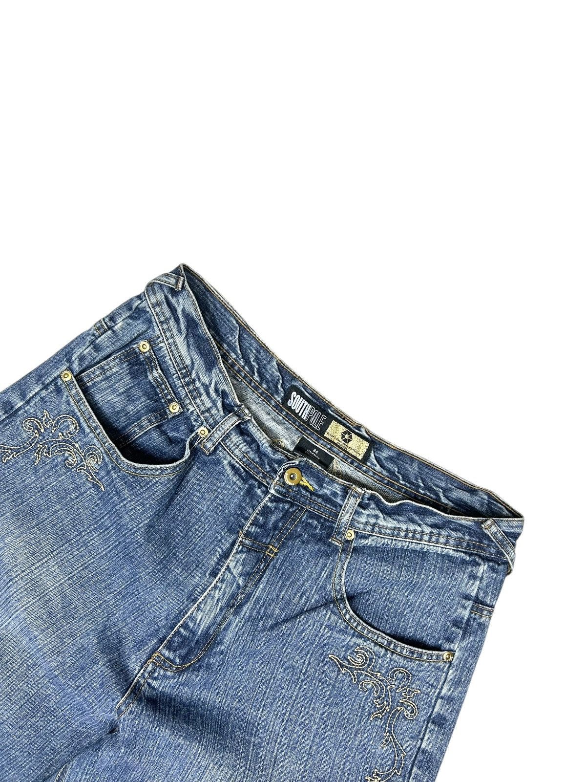 Southpole Vintage Southpole embroidered jeans pants y2k rap pinkman Size US 34 / EU 50 - 4 Thumbnail