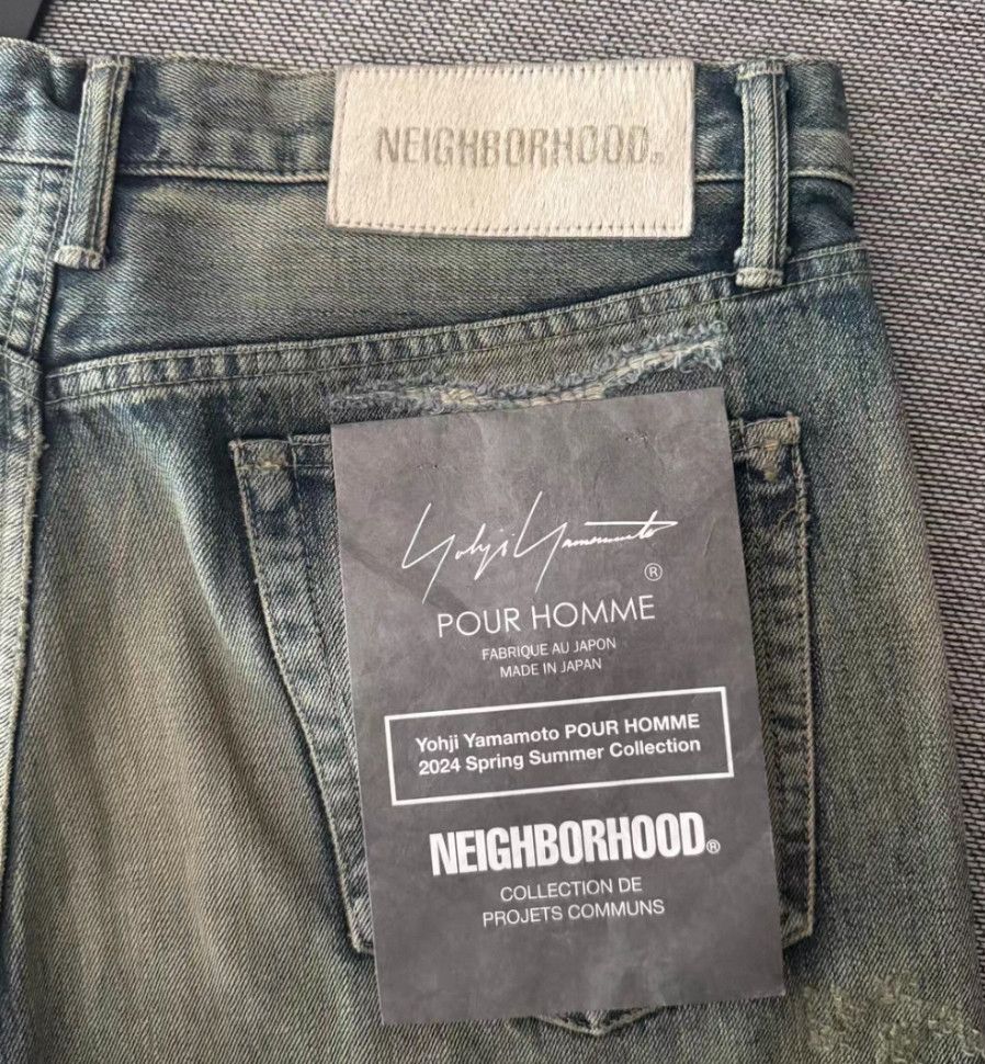 Neighborhood Neighborhood size L Distressed Slashed Washed Jeans Size US 30 / EU 46 - 4 Thumbnail