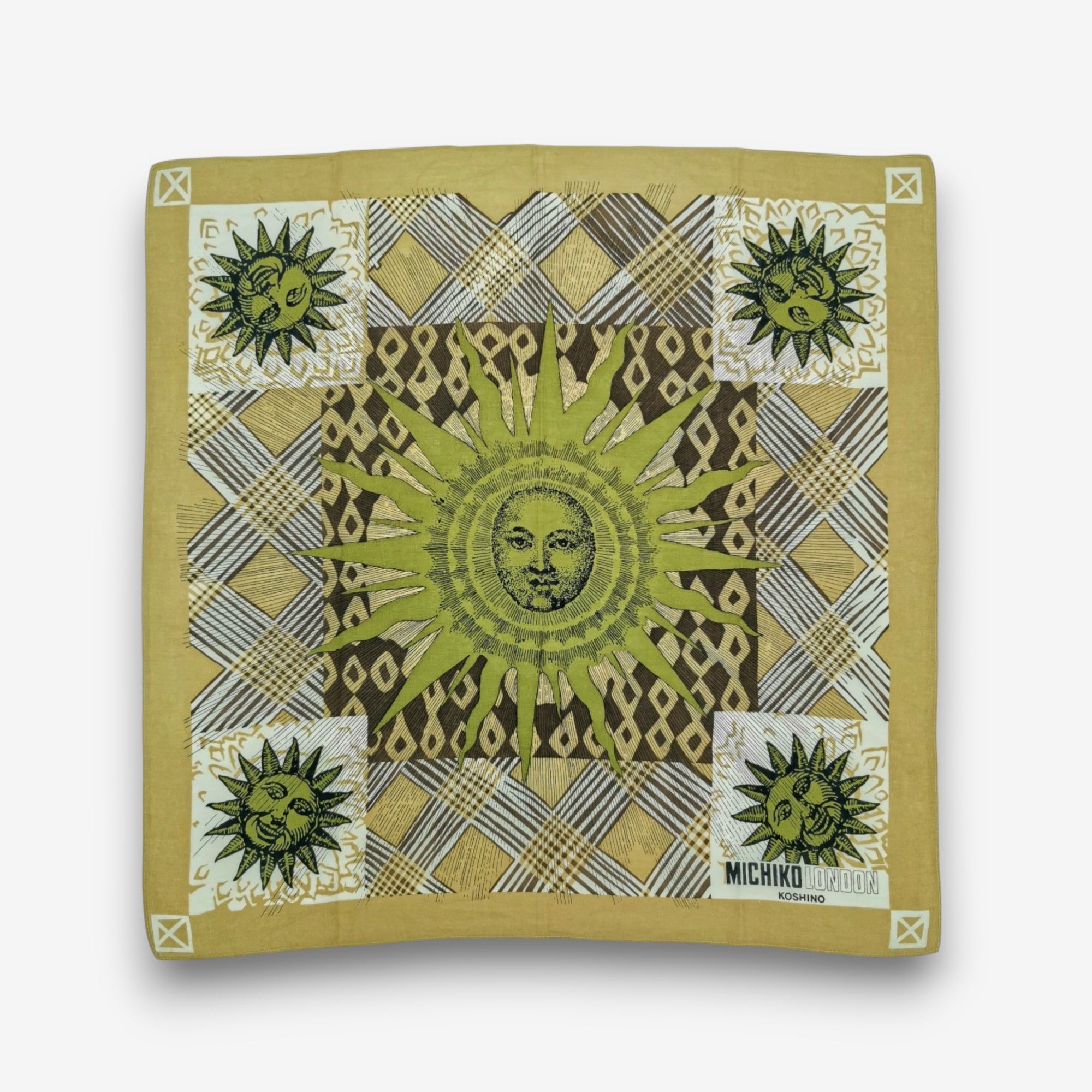 Michiko Koshino London Vintage Michiko London Handkerchief Bandana Neckerchief Size ONE SIZE - 1 Thumbnail