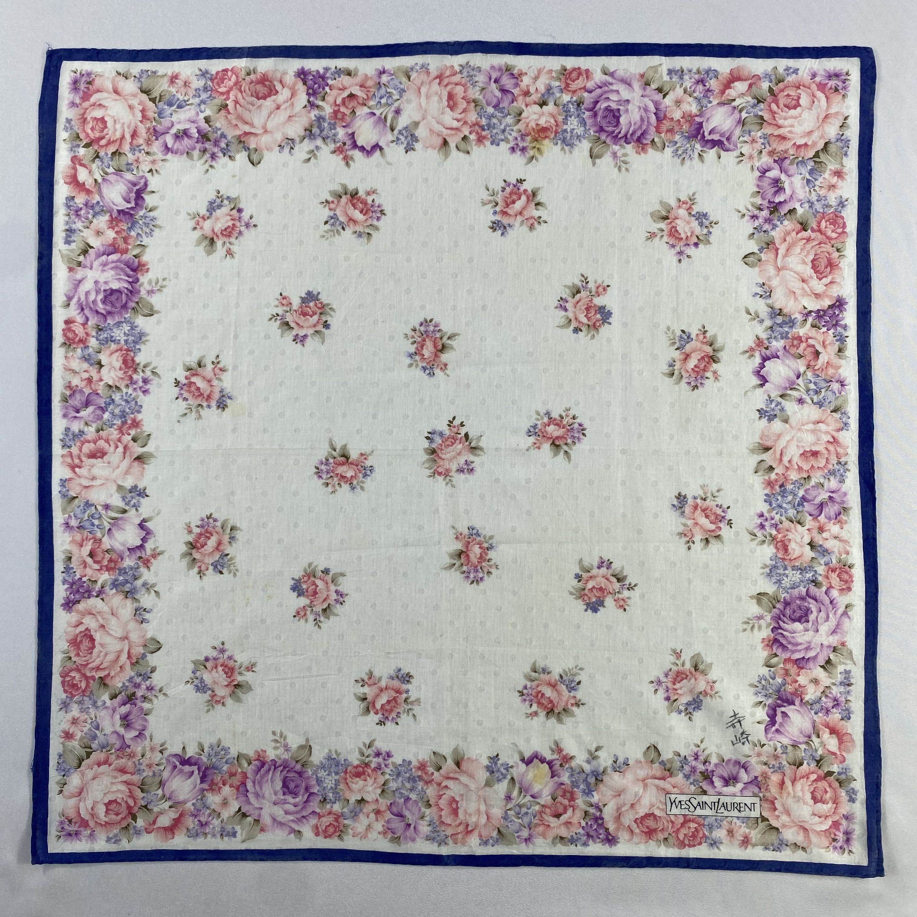 Vintage Yves Saint Laurent Handkerchief / Neckerchief-P1425 Size ONE SIZE - 1 Thumbnail
