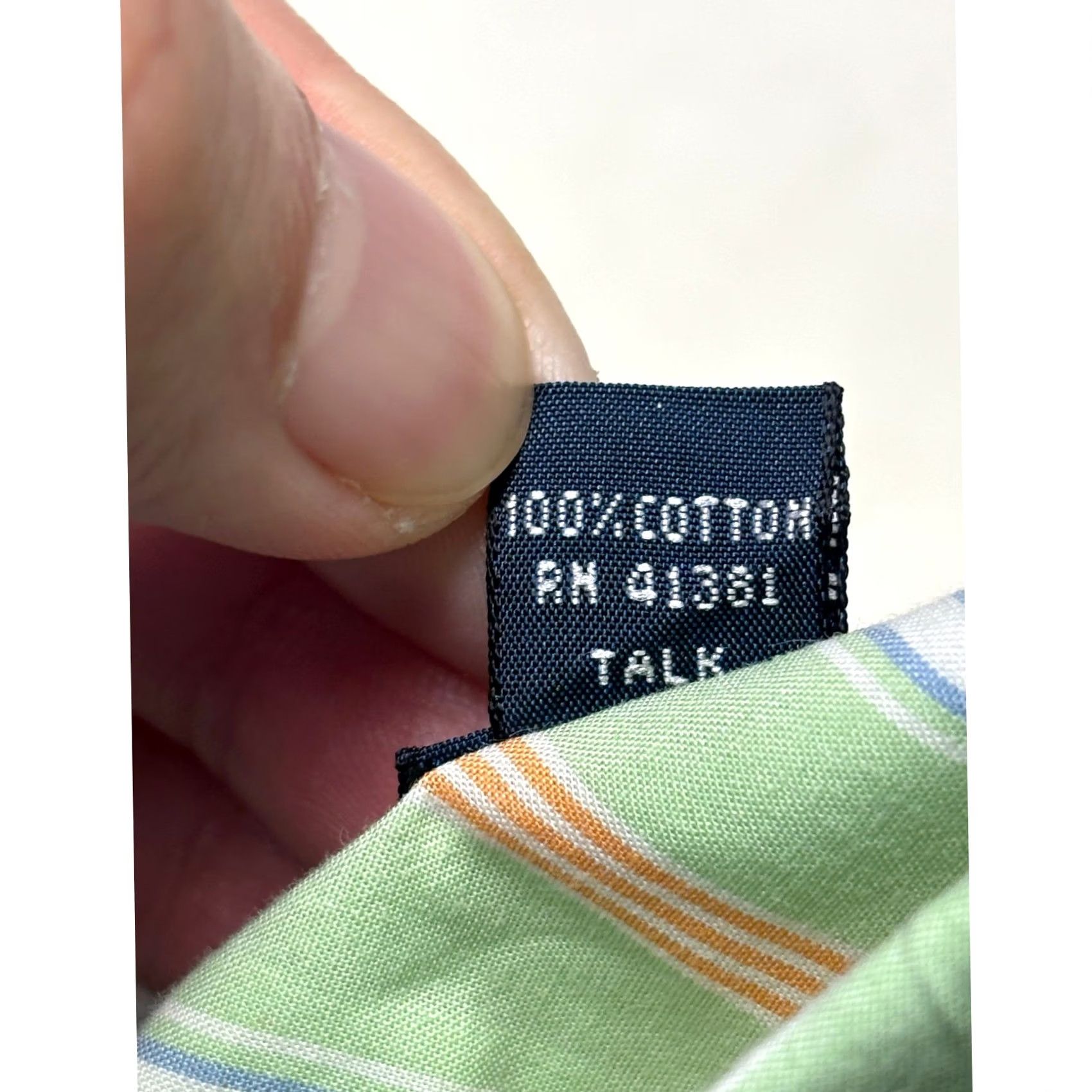 Ralph Lauren Ralph Lauren Classic Fit Striped Button-Down Shirt Green Orange Mens XL 56 in Button-Up Embroidered Pony Collared Long Sleeve Casual Business Size US XL / EU 56 / 4 - 5 Thumbnail