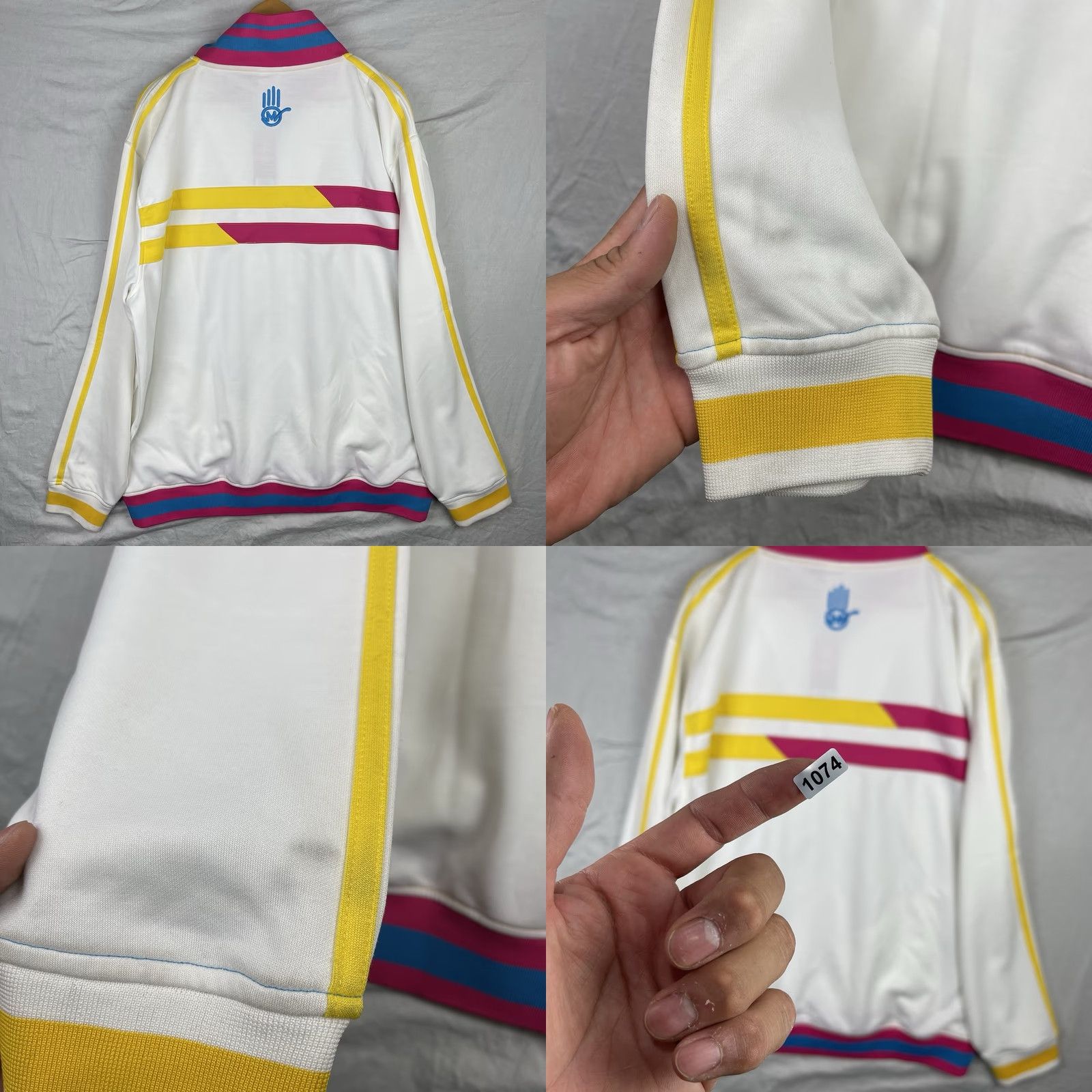 Vintage Miskeen Originals Track Jacket Mens 2XL White Full Zip Hip Hop Skater Y2K Jacket Mens 2XL White Hip Hop Sports Vintage Size US XXL / EU 58 / 5 - 9 Thumbnail
