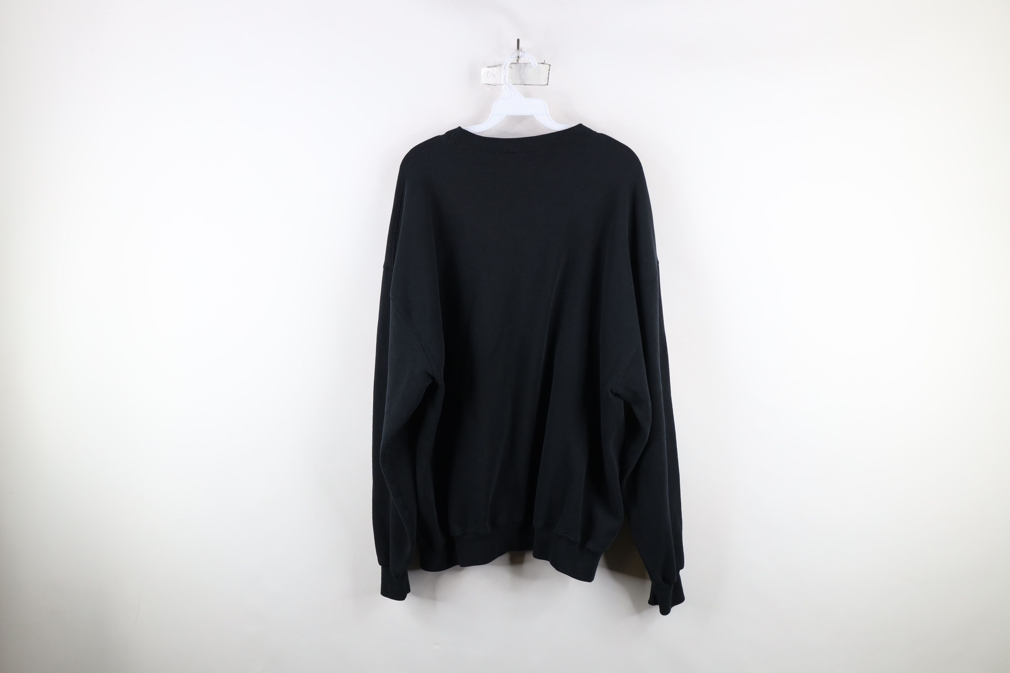 Russell Athletic Vintage 90s Russell Athletic Blank Crewneck Sweatshirt Black Size US XXL / EU 58 / 5 - 11 Thumbnail