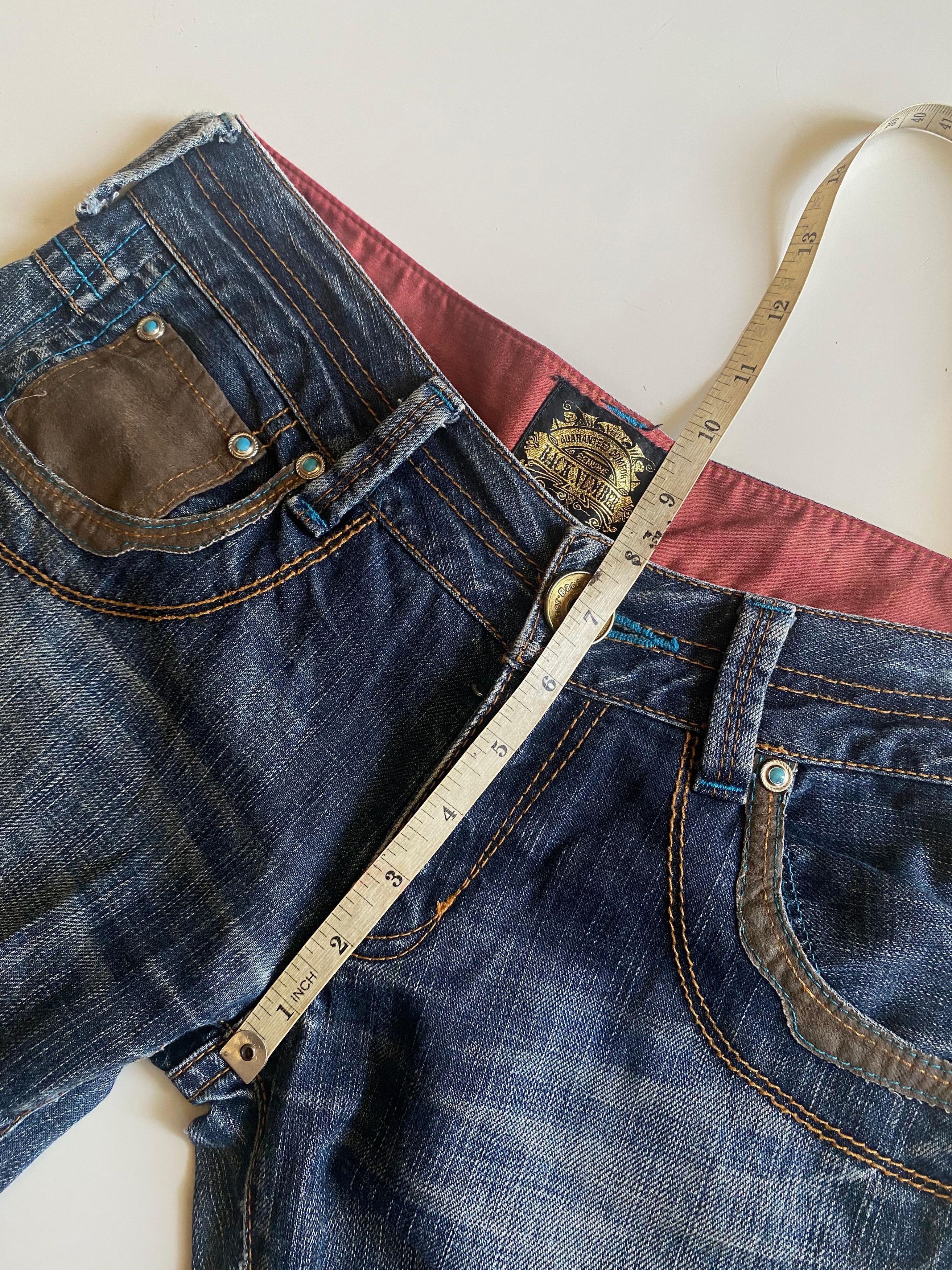 Japanese Brand Back Number Flared Pants Size US 30 / EU 46 - 7 Thumbnail