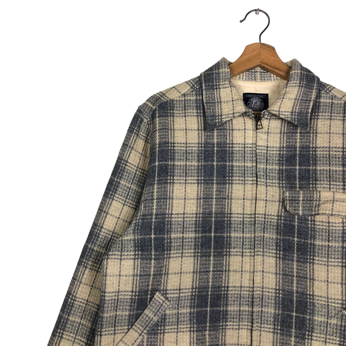 Hysteric Glamour 🔥Vintage Work Jacket Lipstar Japan Made Tartan Design Size US M / EU 48-50 / 2 - 7 Thumbnail