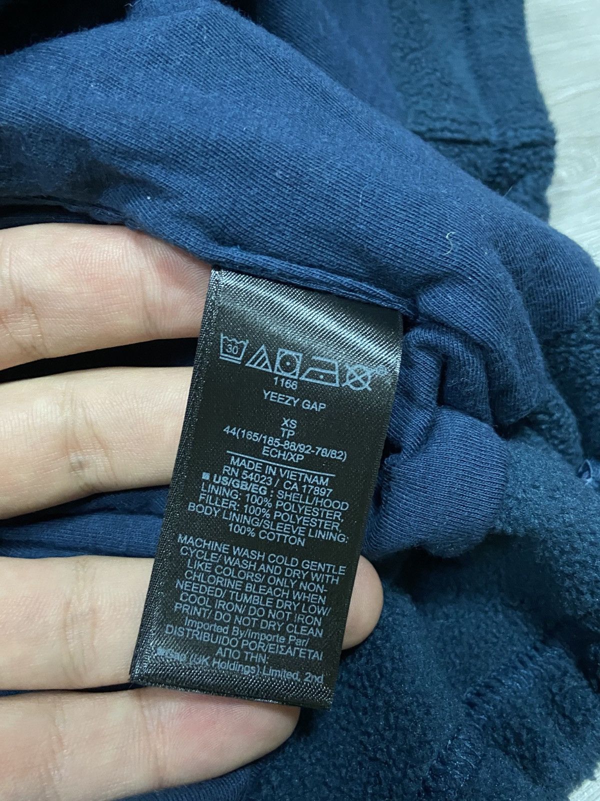 Kanye West Yeezy Gap Balenciaga Polar Fleece double Hoodie centr logo Size US L / EU 52-54 / 3 - 5 Thumbnail