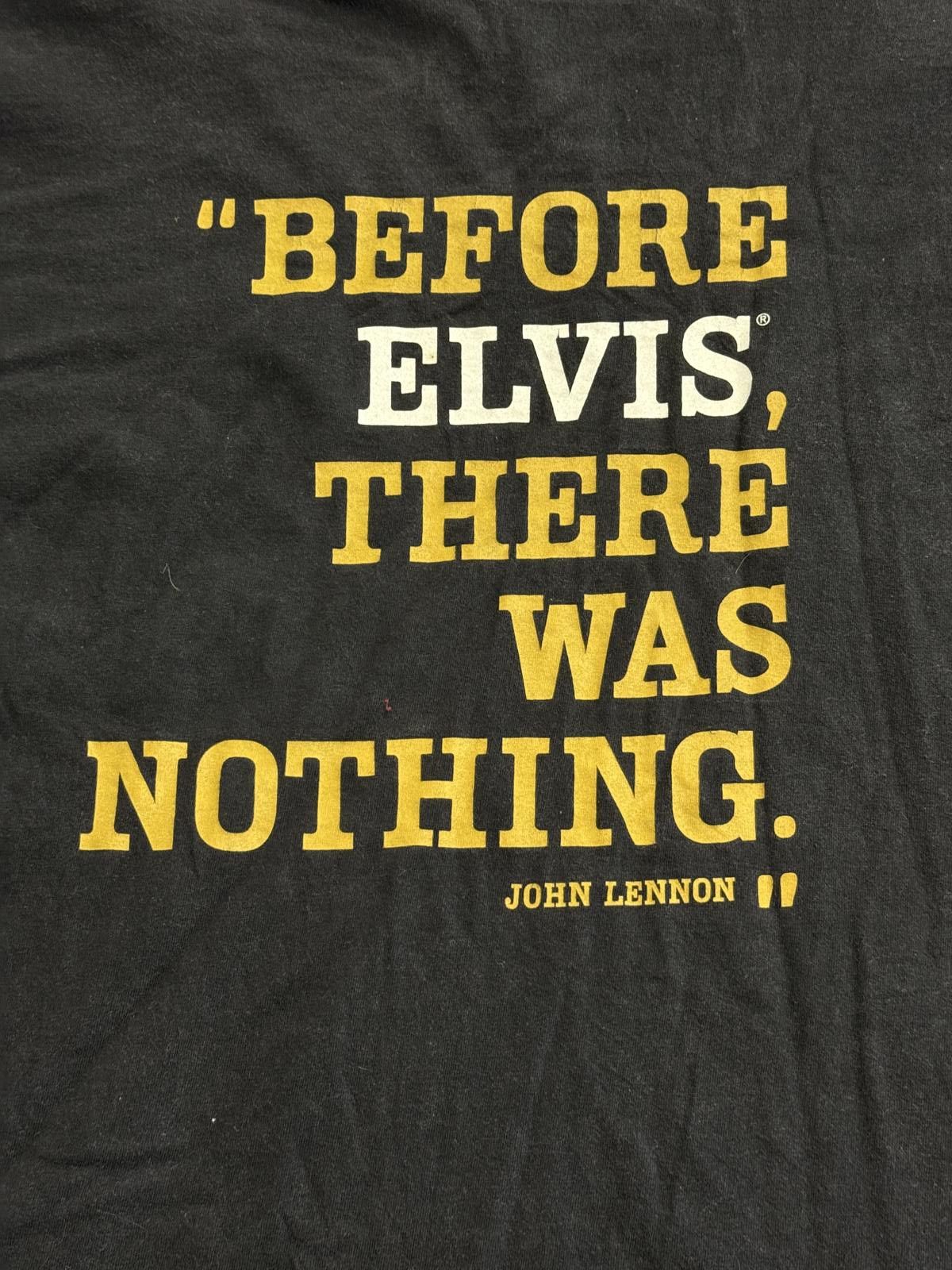 Gildan Elvis Presley T-shirt ELV1S Promo Harrahs Quote on Back XL Size US XL / EU 56 / 4 - 6 Thumbnail