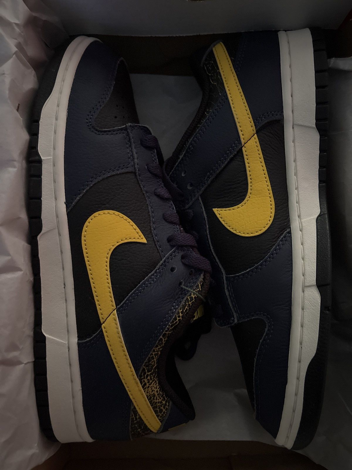 Nike Nike Dunk Low Vintage Michigan 2024 Size US 10 / EU 43 - 1 Thumbnail