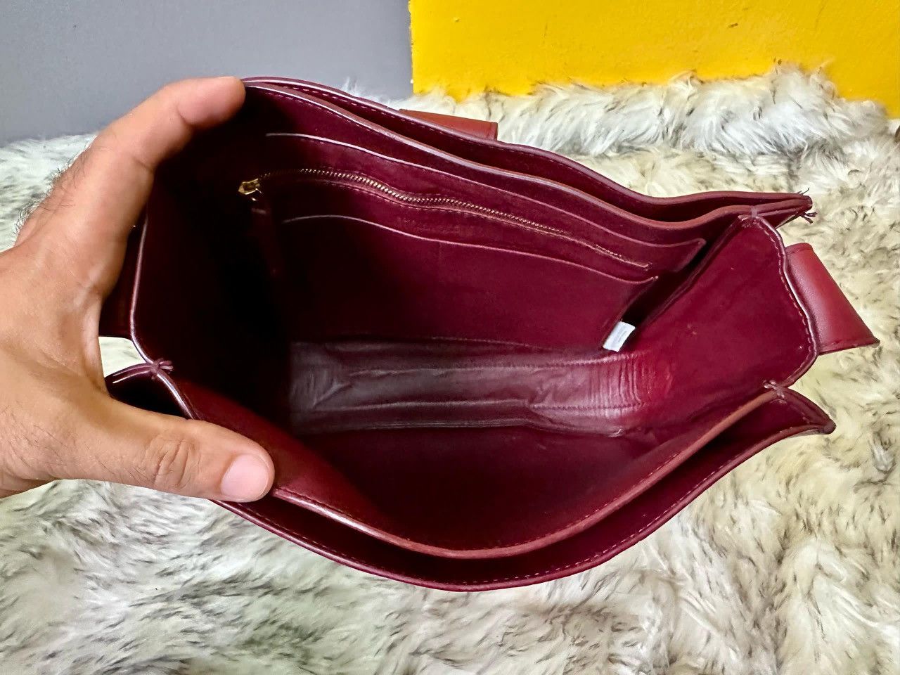 Bottega Veneta Authentic Bottega Veneta Nappa Medium Marie Bordeaux Leather Size ONE SIZE - 4 Thumbnail