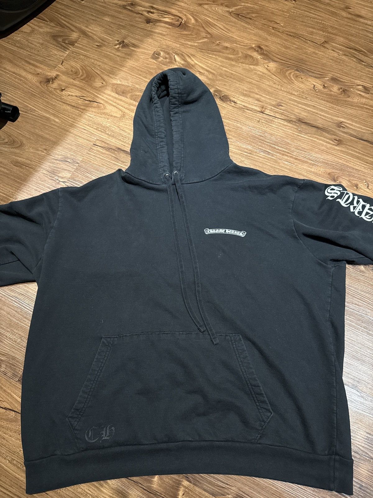 Chrome Hearts Chrome Hearts Scroll Sleeve Logo Hoodie Size US XL / EU 56 / 4 - 2 Thumbnail