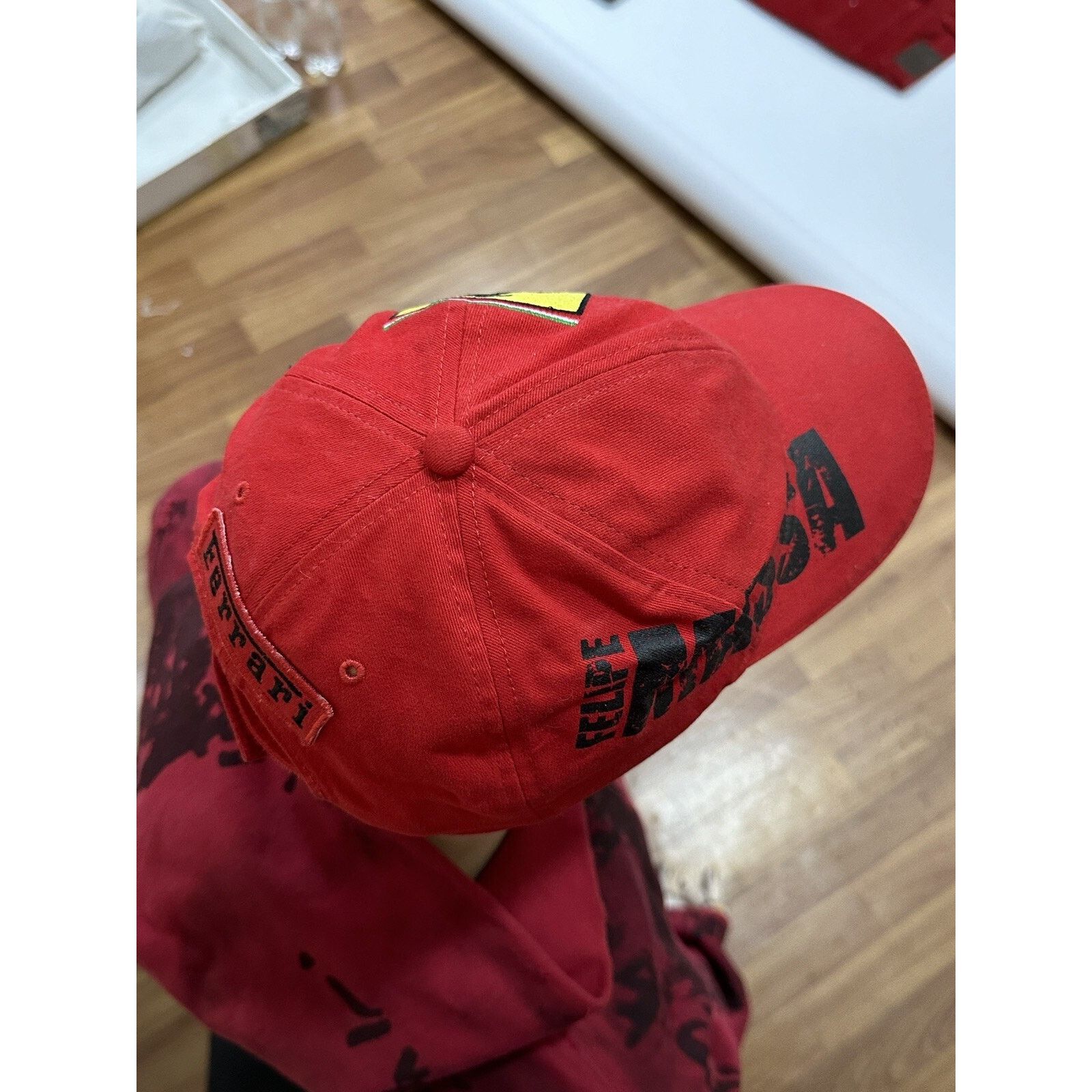 Ferrari Vintage Ferrari Felipe Massa F1 Racing Me’s Baseball Cap Hat Size ONE SIZE - 10 Thumbnail