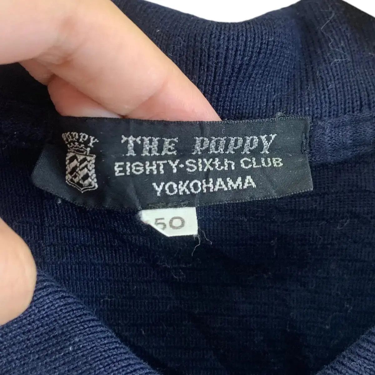 Vintage THE PUPPY Eighty Six Club Yokohama Made In Italy Polo Tee Size US M / EU 48-50 / 2 - 6 Thumbnail