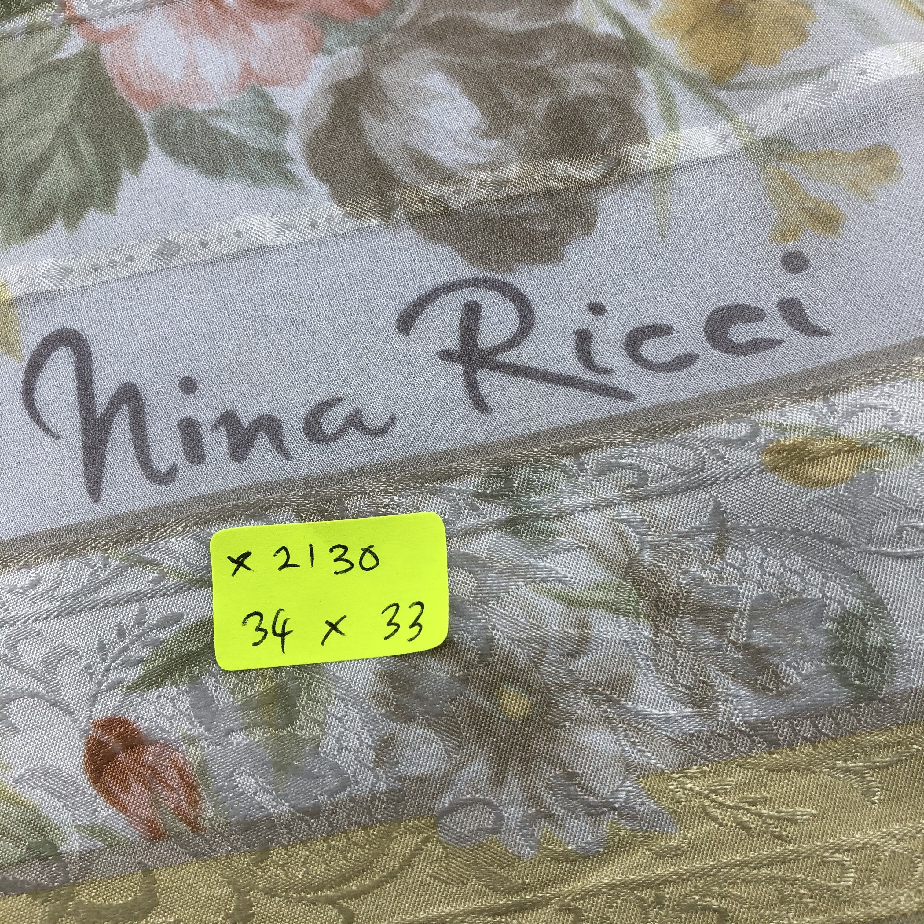 Nina Ricci Vintage Nina Ricci Silk Scarf Size ONE SIZE - 7 Thumbnail