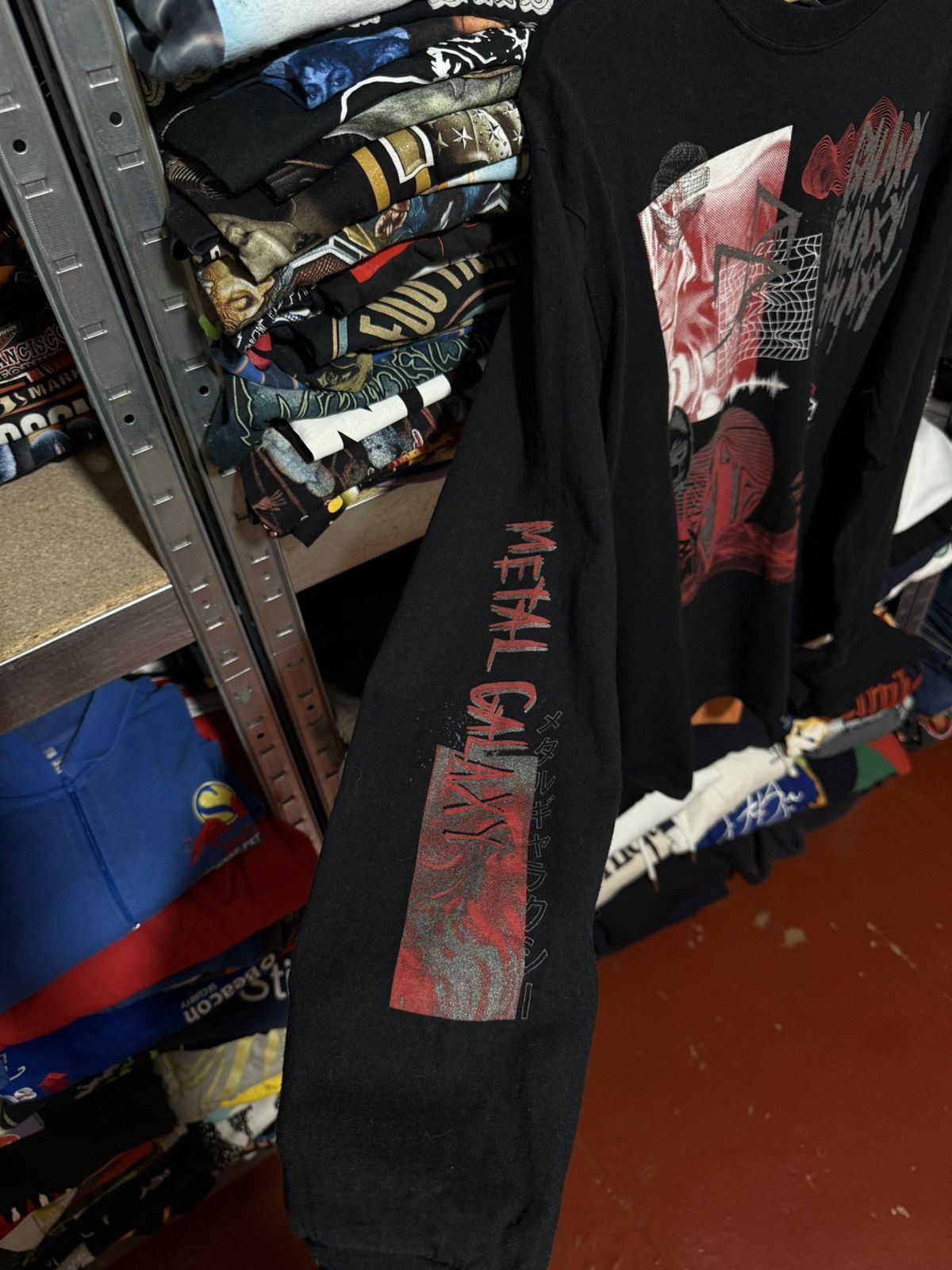 Band Tees Baby Metal Japanese Heavy Metal Band Galaxy Long Sleeve Tee Size US L / EU 52-54 / 3 - 5 Thumbnail