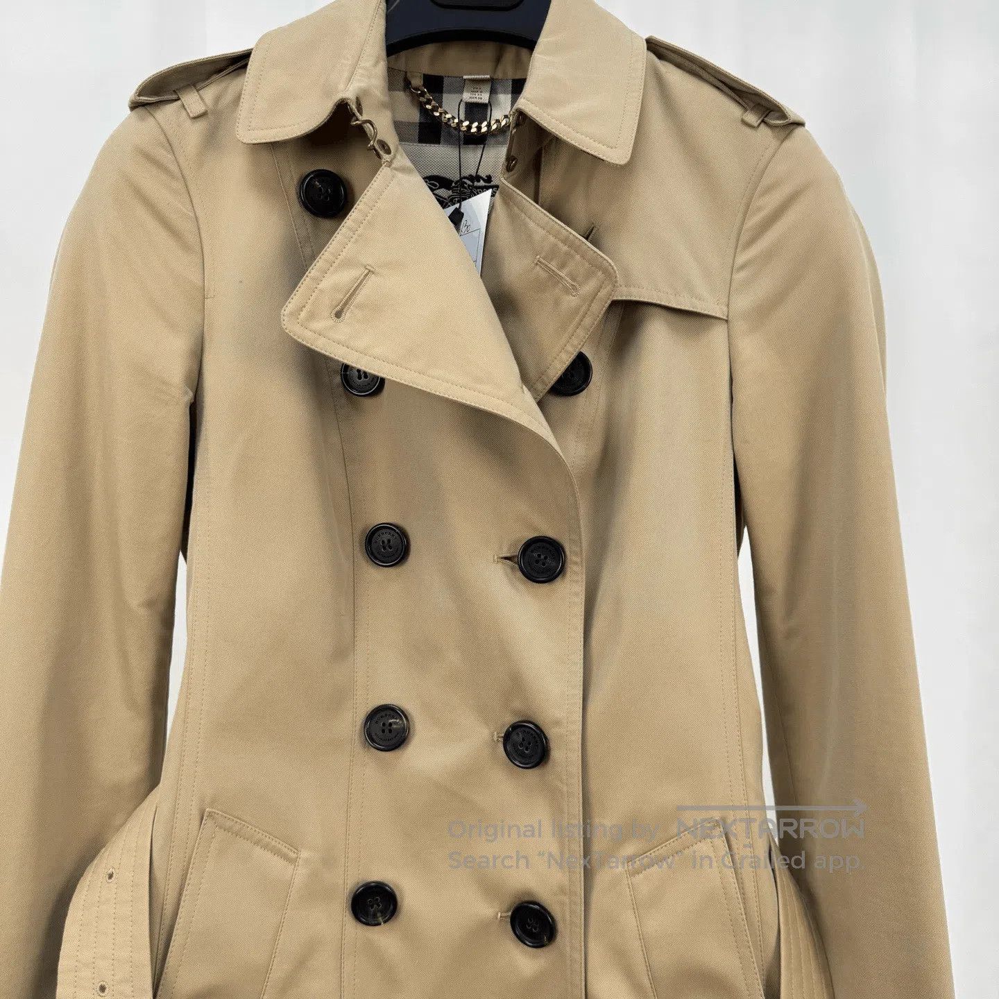 Burberry Burberry Beige Check Lining Trench Coat. Size M / US 6-8 / IT 42-44 - 3 Thumbnail