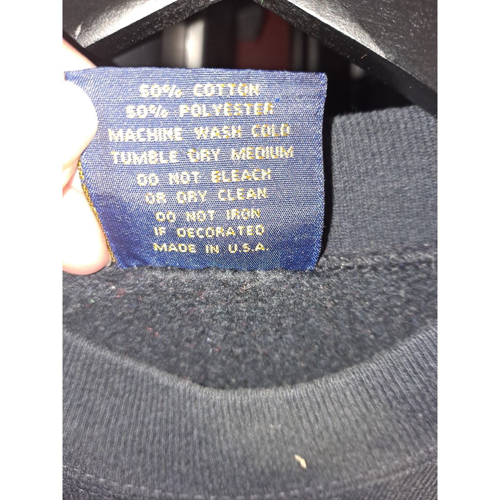 Other VTG Collegiate Colors Mens Navy University of Miami Sweatshi Size US M / EU 48-50 / 2 - 5 Thumbnail
