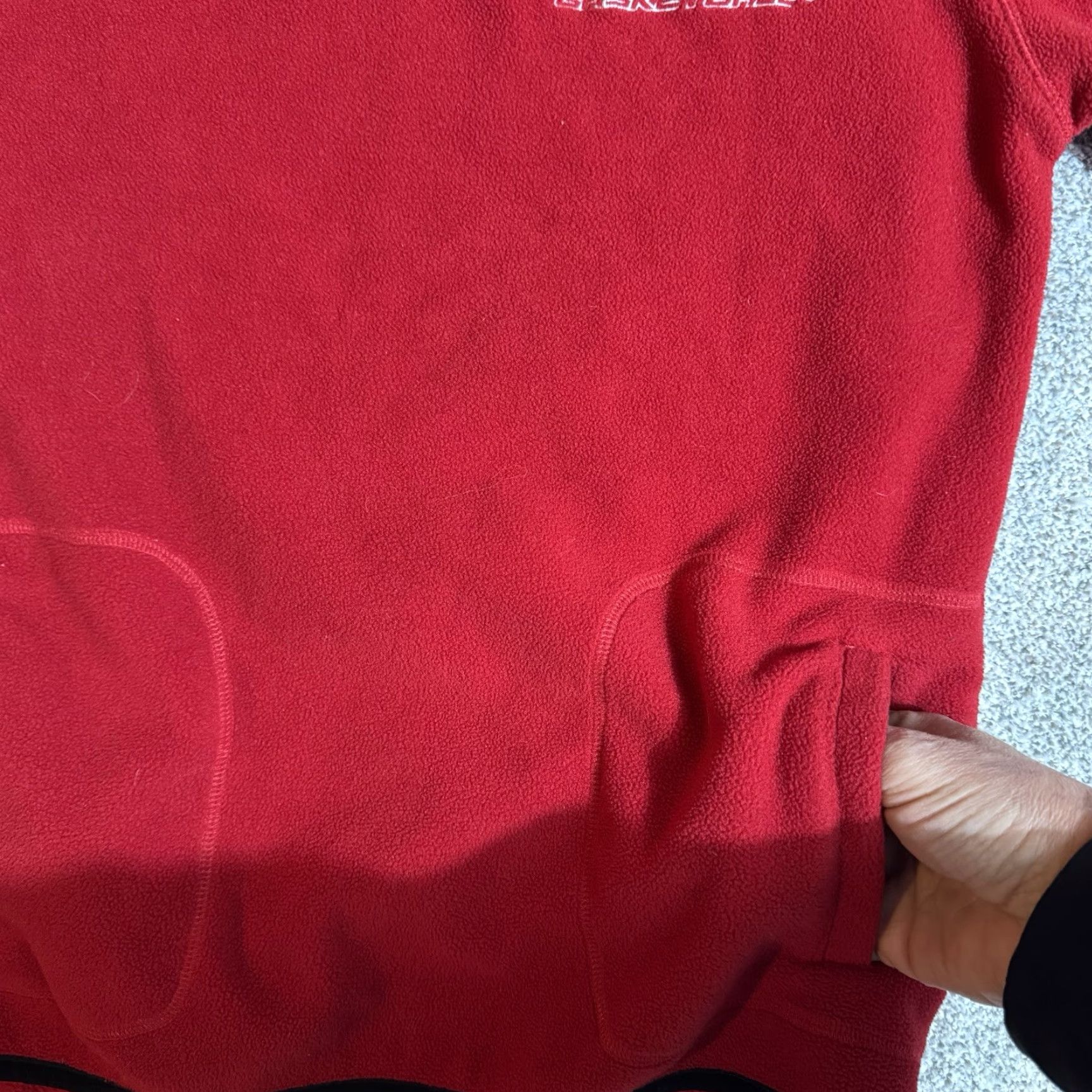 Old Navy VINTAGE Old Navy Fleece Jacket Mens 2XL 1/4 Zip Embroidered Red Polyester Zip KnIT Gorpcore Windbreaker Size US XXL / EU 58 / 5 - 5 Thumbnail