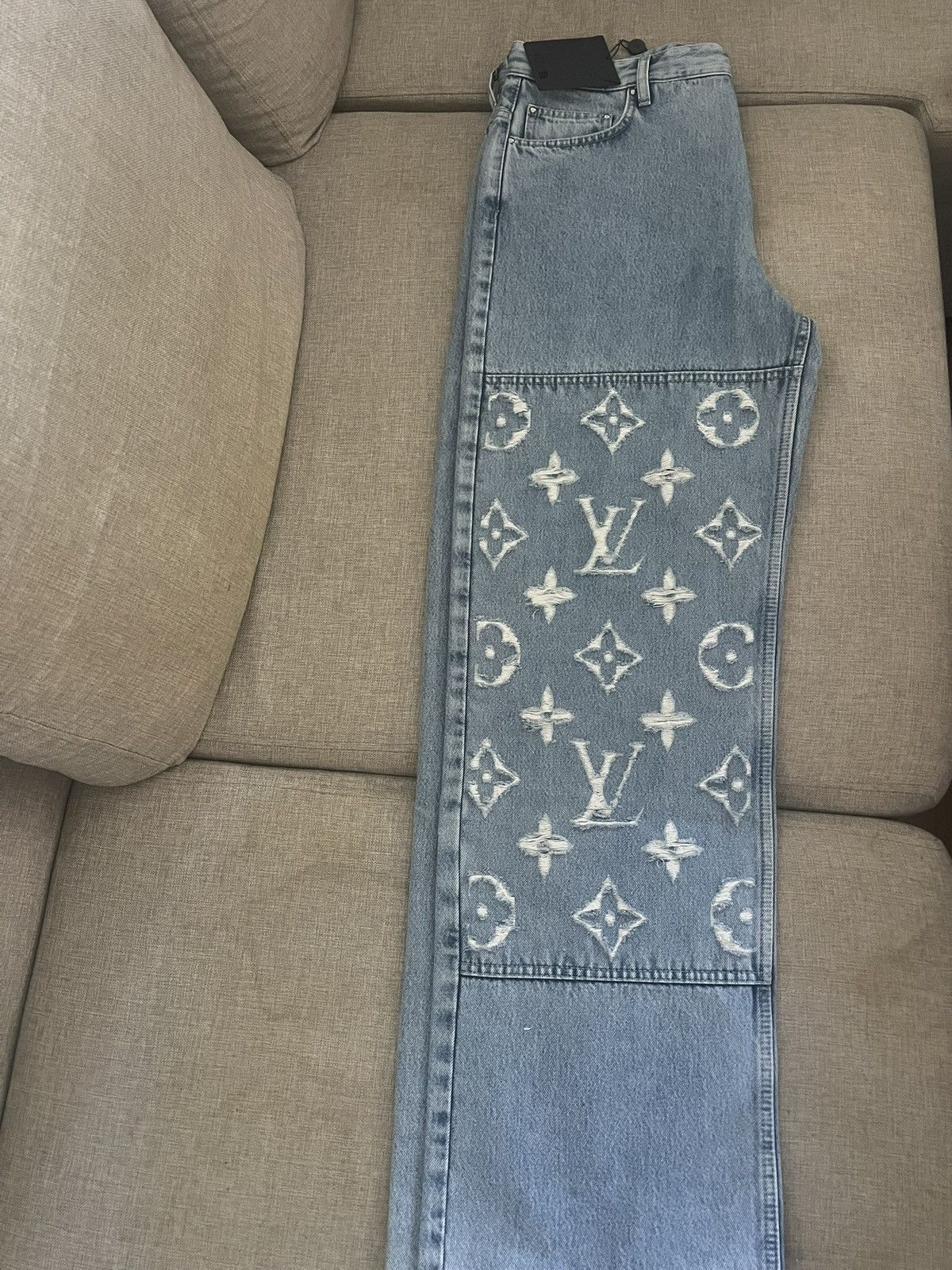 Louis Vuitton Louis Vuitton Denim Skate Jeans Indigo Size US 29 - 2 Thumbnail