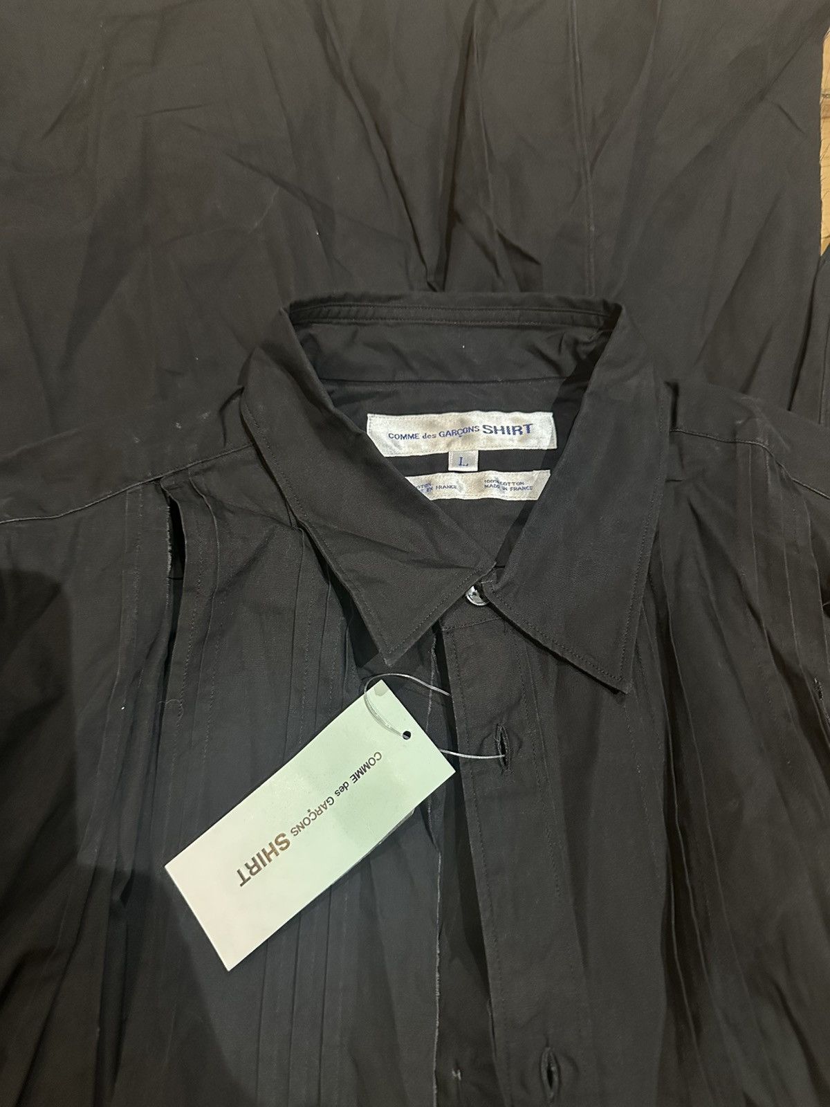 Comme des Garcons SHIRT CDG Distressed Frayed Ripped Torn Up Shirt Size US L / EU 52-54 / 3 - 5 Thumbnail