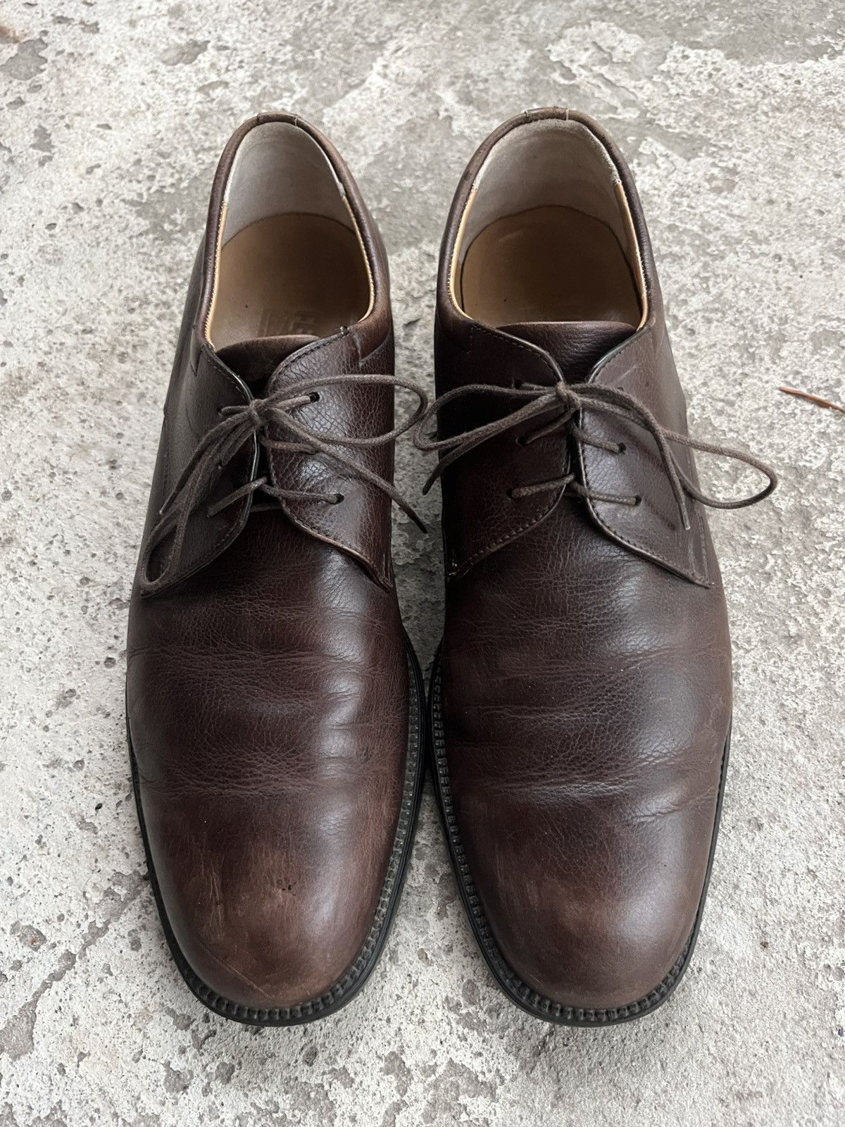 Salvatore Ferragamo Salvatore Ferragamo Lace Up Oxfords Leather Dress Shoes Size US 9 / EU 42 - 2 Thumbnail