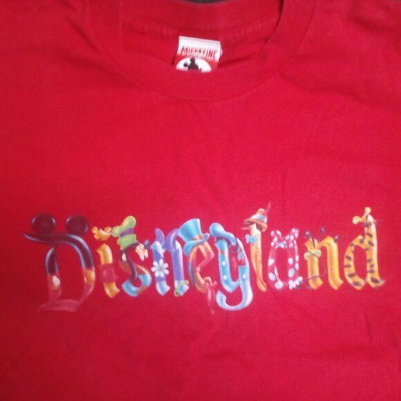 Disney × Mickey Inc × Vintage Vintage Disneyland Characters Spell Out T Size US L / EU 52-54 / 3 - 1 Thumbnail