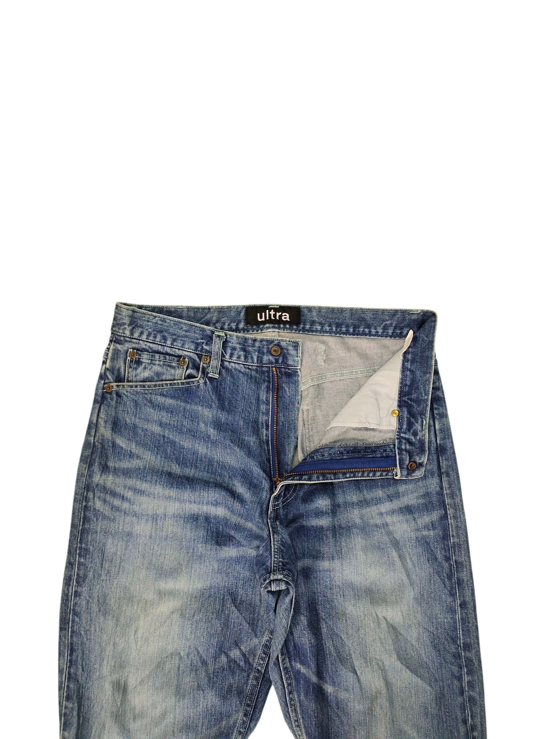 Comme des Garcons × Undercover Japanese Brand Ultra Violet Japan Clawmark Faded Denim Jeans Size US 34 / EU 50 - 9 Thumbnail