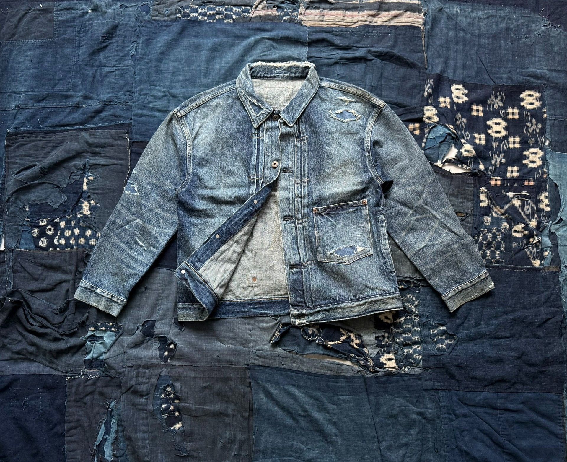 Madness MADNESS 24AW AGING TYPE-I DENIM JACKET Size US S / EU 44-46 / 1 - 2 Thumbnail
