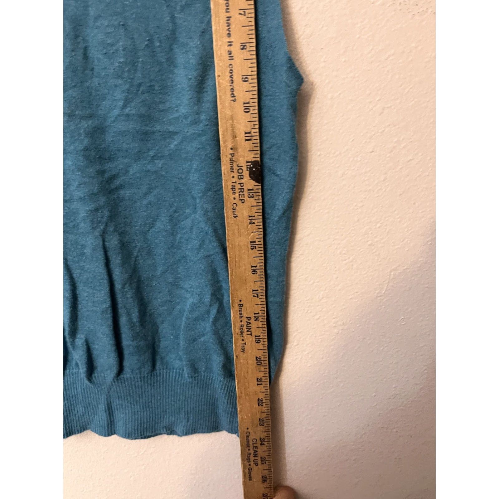 Old Navy VINTAGE Old Navy Womens Shirt Womens M Blue Sleeveless Turtleneck Knit Top 80s 90s Size M / US 6-8 / IT 42-44 - 4 Thumbnail