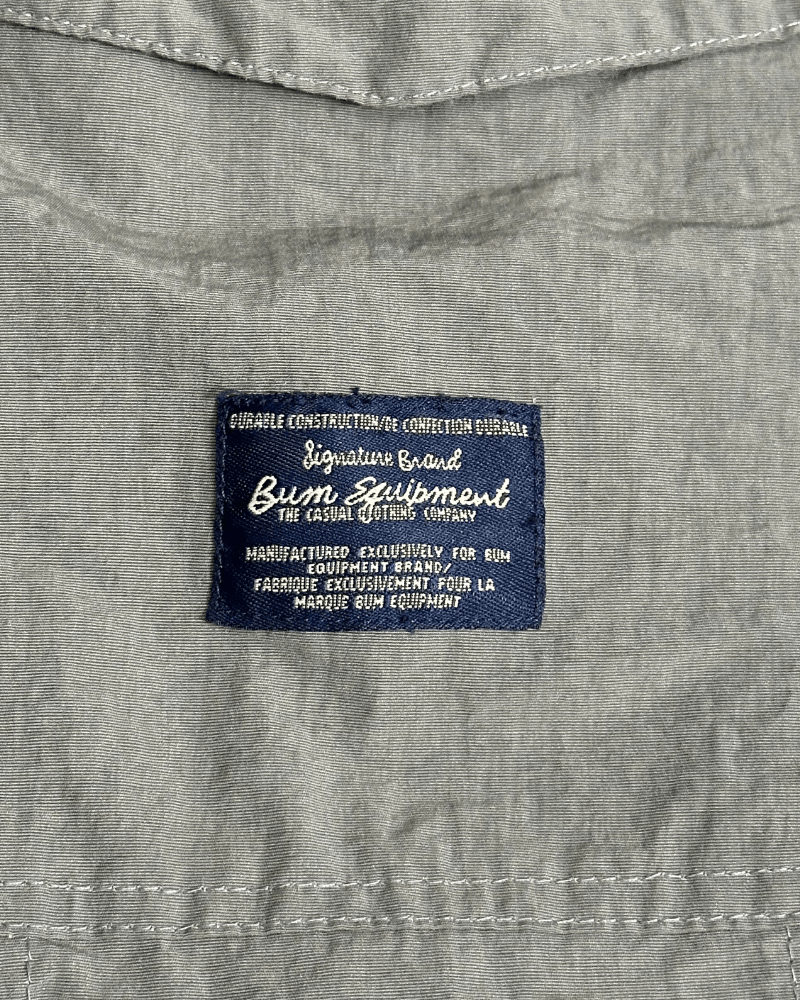 B.U.M Equipment × Vintage Vintage B.U.M. Equipment Baggy Nylon Cargo Shorts - Large Size US 34 / EU 50 - 5 Thumbnail