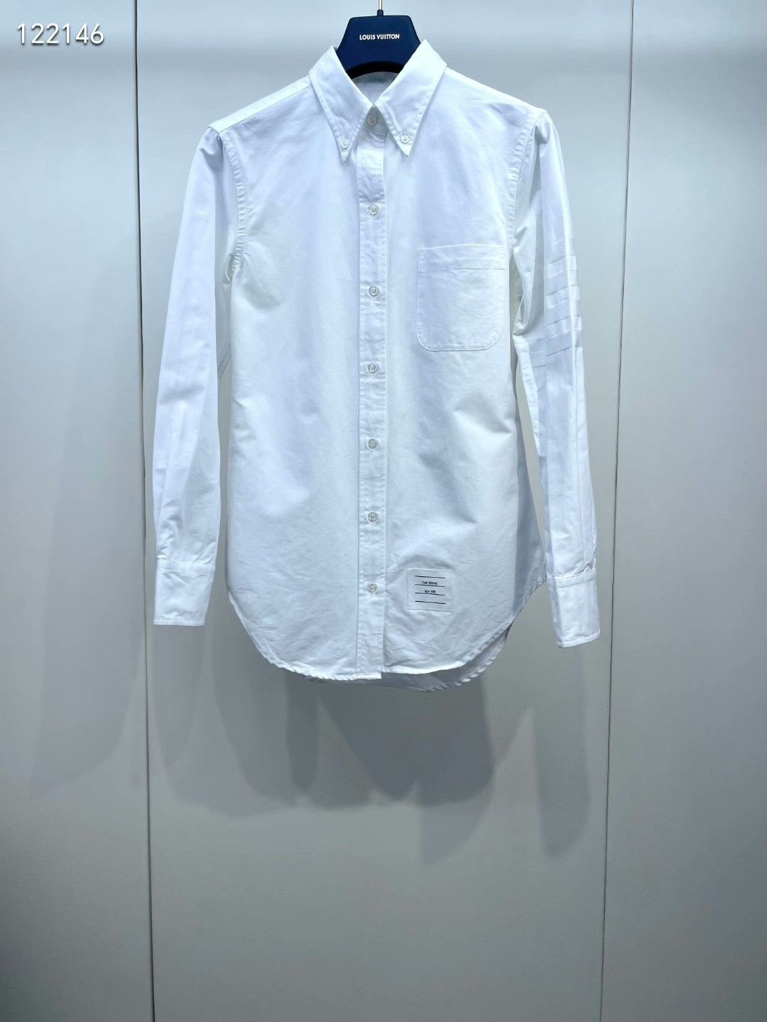 Thom Browne Thom Browne TB White Slim Shirt Size US M / EU 48-50 / 2 - 1 Thumbnail