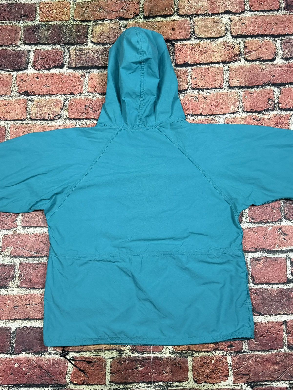 L.L. Bean Vintage 90s LL Bean Teal Nylon Anorak Windbreaker USA 2260 Size L / US 10 / IT 46 - 4 Thumbnail
