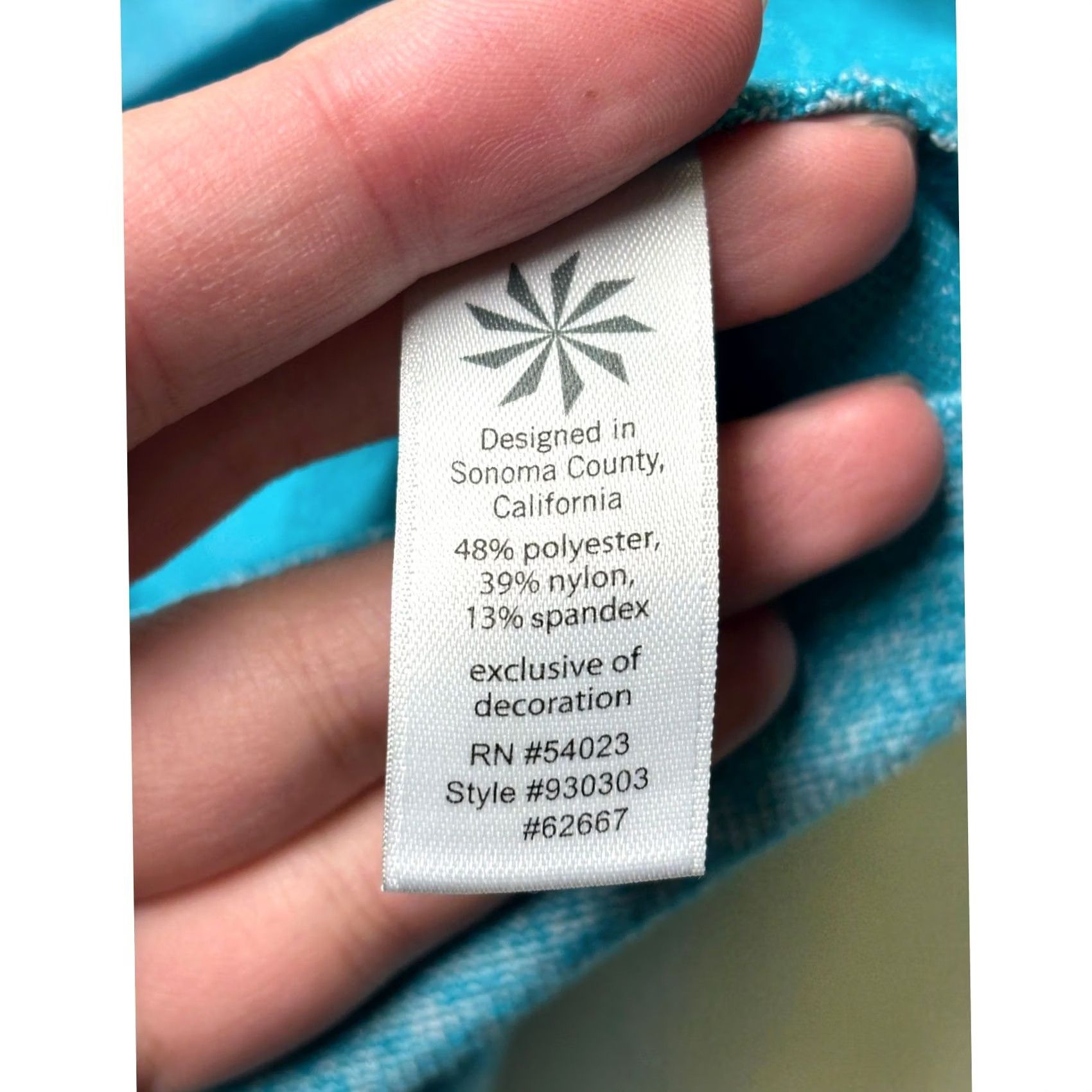 Athleta Athleta Pullover Top XS Teal Heathered Quarter Zip Athletic Size XS / US 0-2 / IT 36-38 - 3 Thumbnail