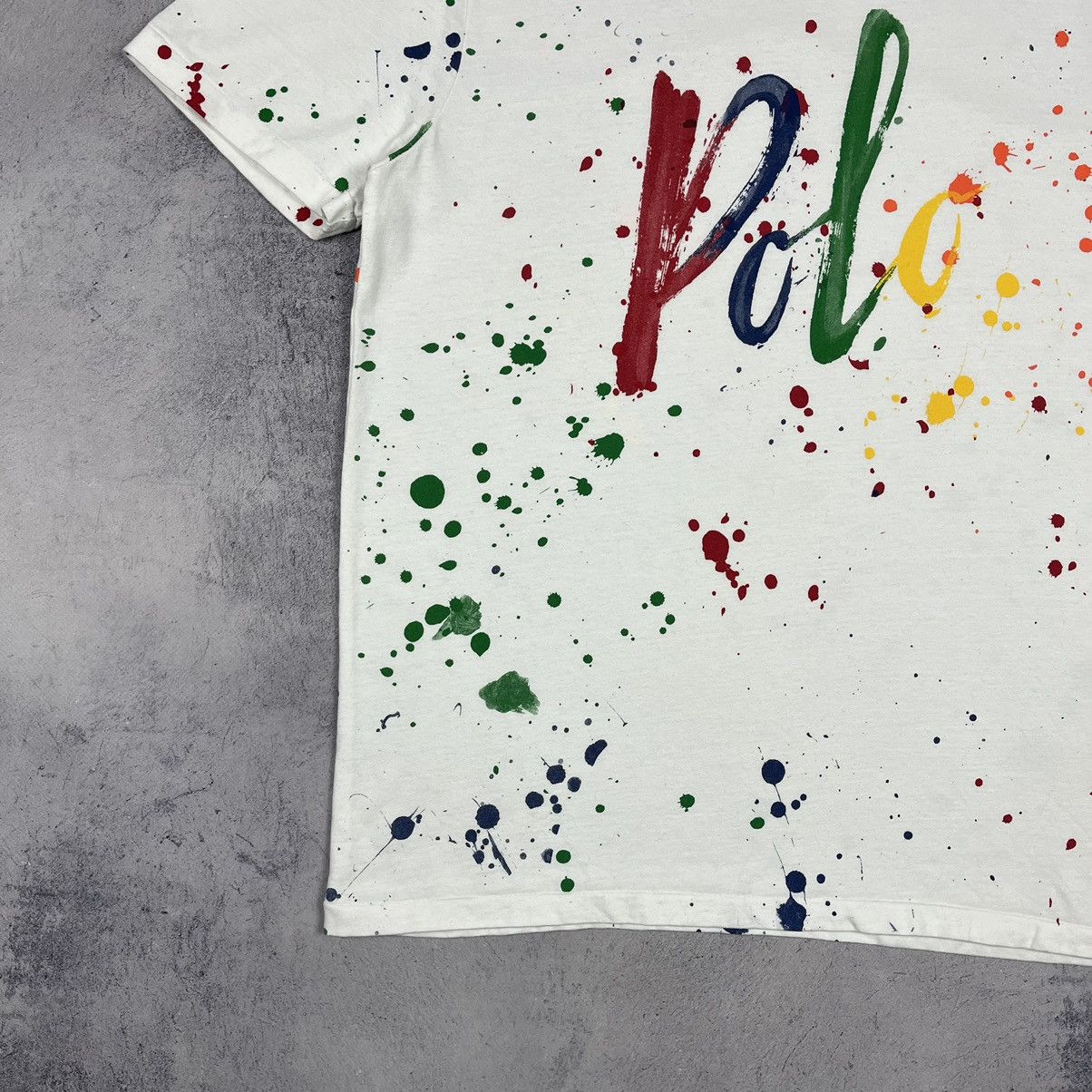 Polo Ralph Lauren Designer Polo Ralph Lauren rare paint spatter T Shirt Size US M / EU 48-50 / 2 - 4 Thumbnail