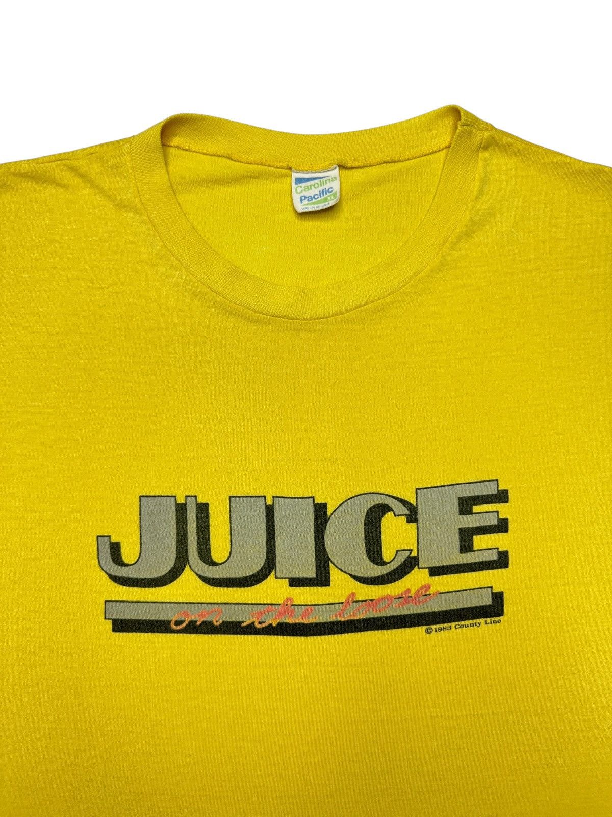 Vintage Vintage 1983 Oj Simpson Juice on the Loose Tee Shirt Size US XL / EU 56 / 4 - 3 Thumbnail
