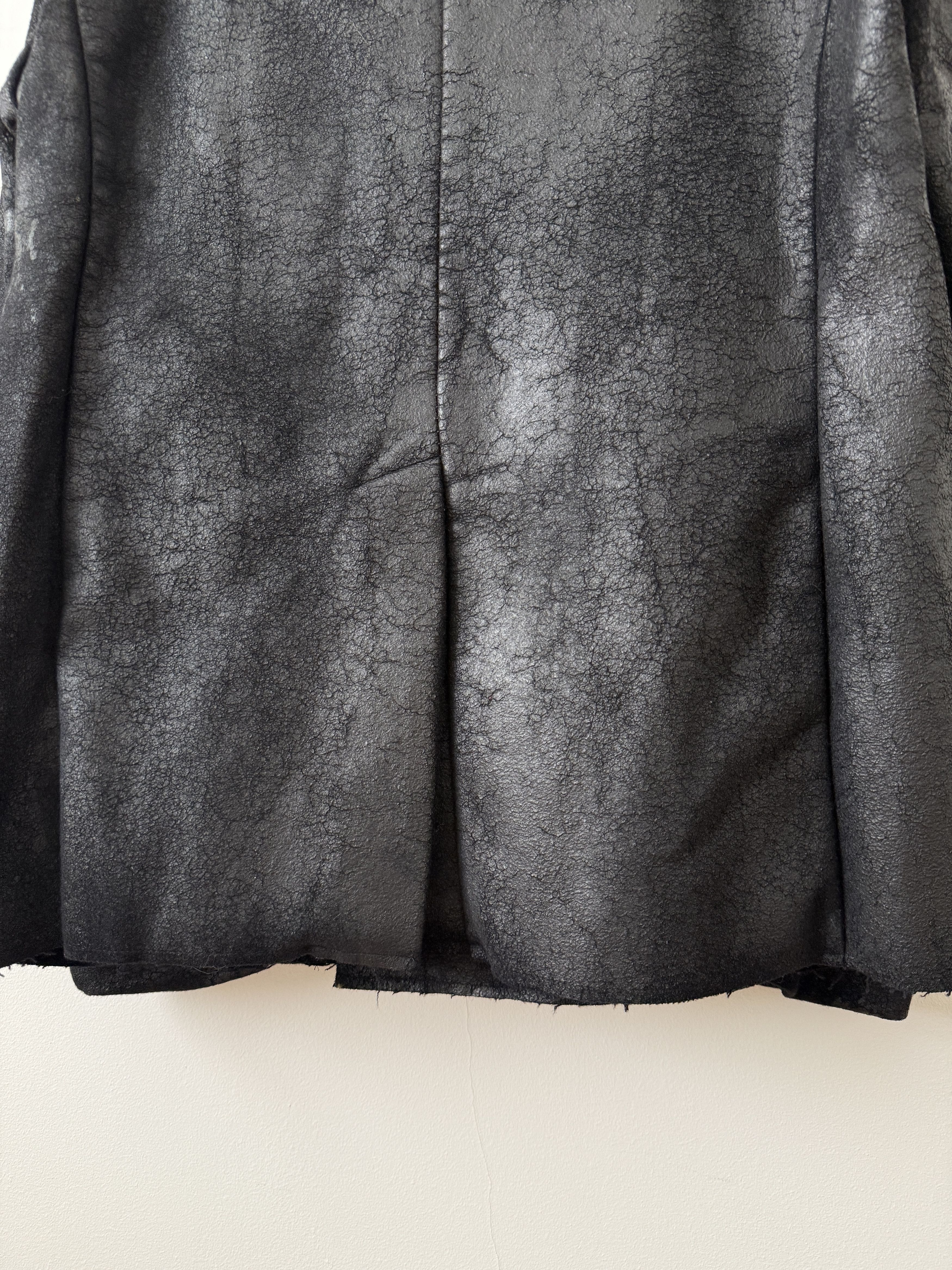 Masnada Heavy Wool Distressed Buttoned Overcoat Size US L / EU 52-54 / 3 - 18 Thumbnail