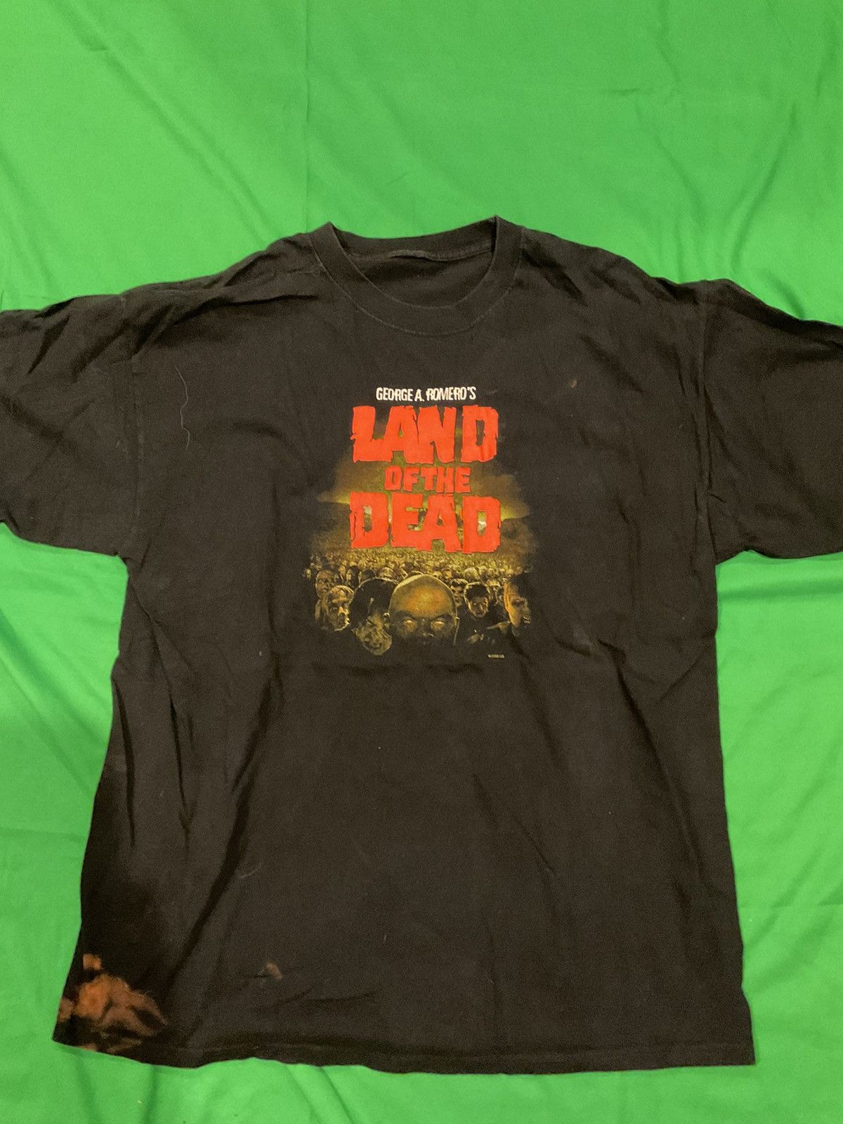 Designer × Vintage 1998 George Romero's "Land of the Dead" black t-shirt Size US L / EU 52-54 / 3 - 1 Thumbnail