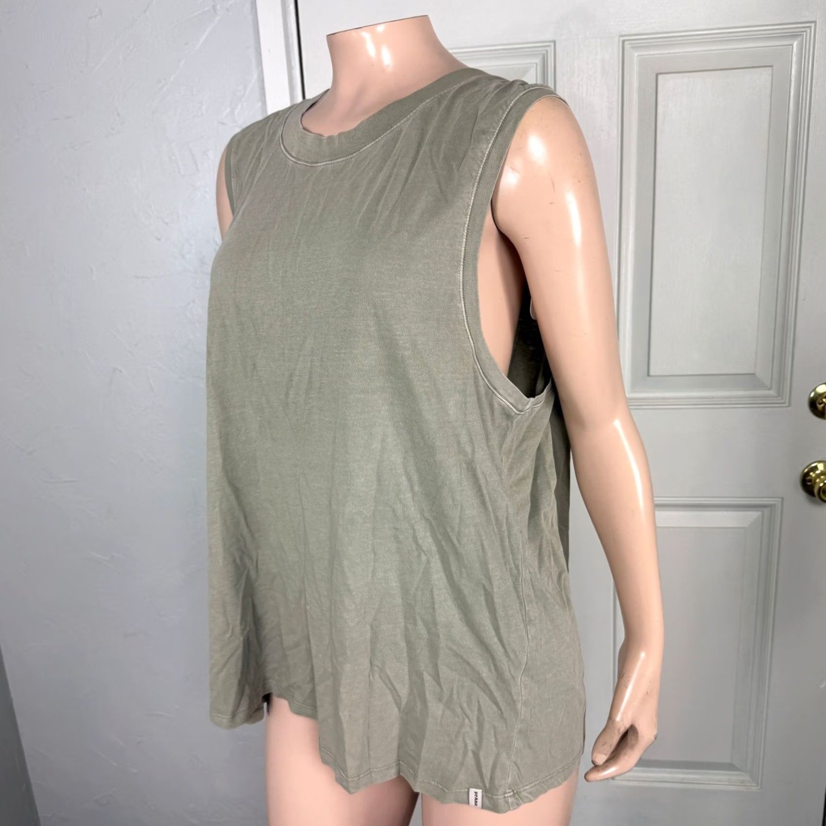 Prana PrAna Women's Shirt XL Everyday Vintage Washed Tank Juniper Green EE15 XS? Size XL / US 12-14 / IT 48-50 - 2 Thumbnail